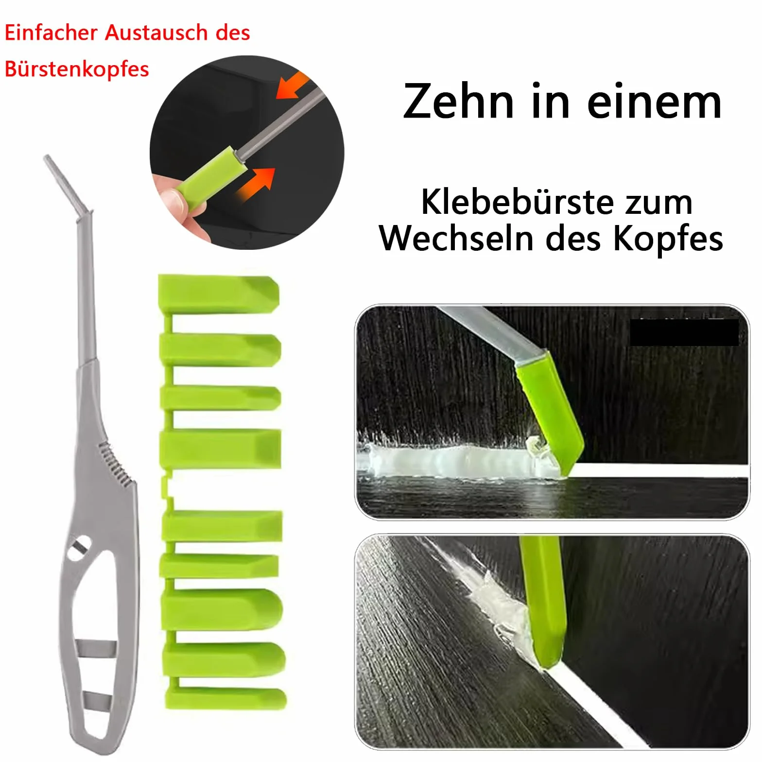 Piastra in silicone per fuga, estrattore silicone, spatola, 9 forme comuni