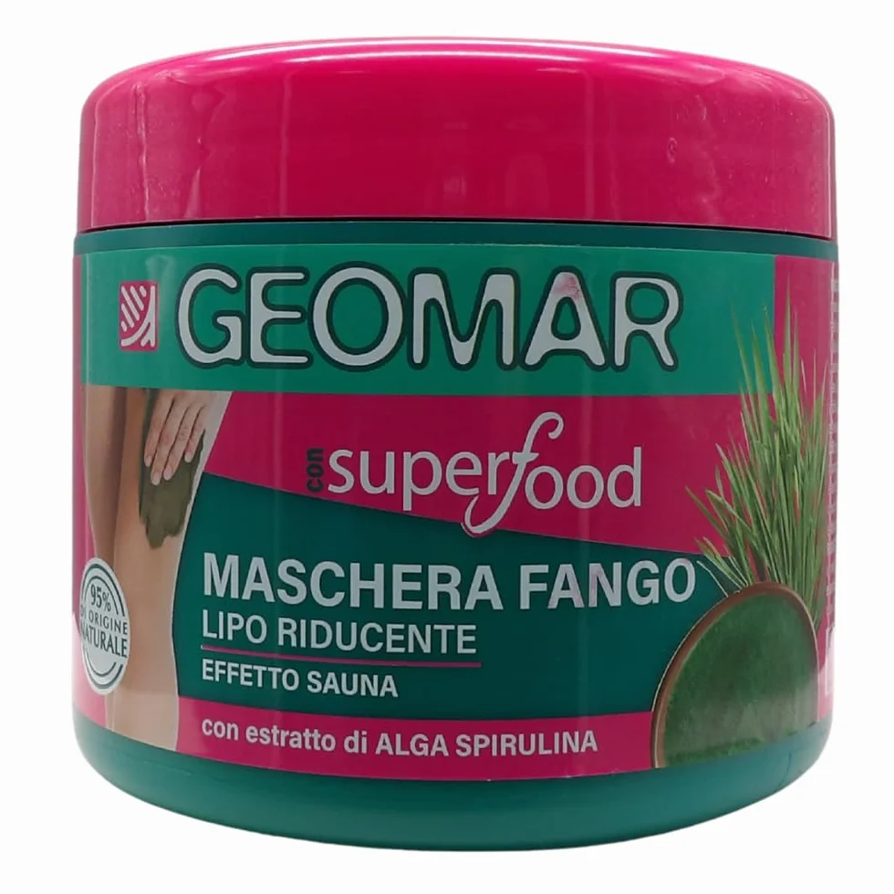 MASCHERA FANGO LIPO RIDUCENTE con Estratto di Alga Spirulina 600 g