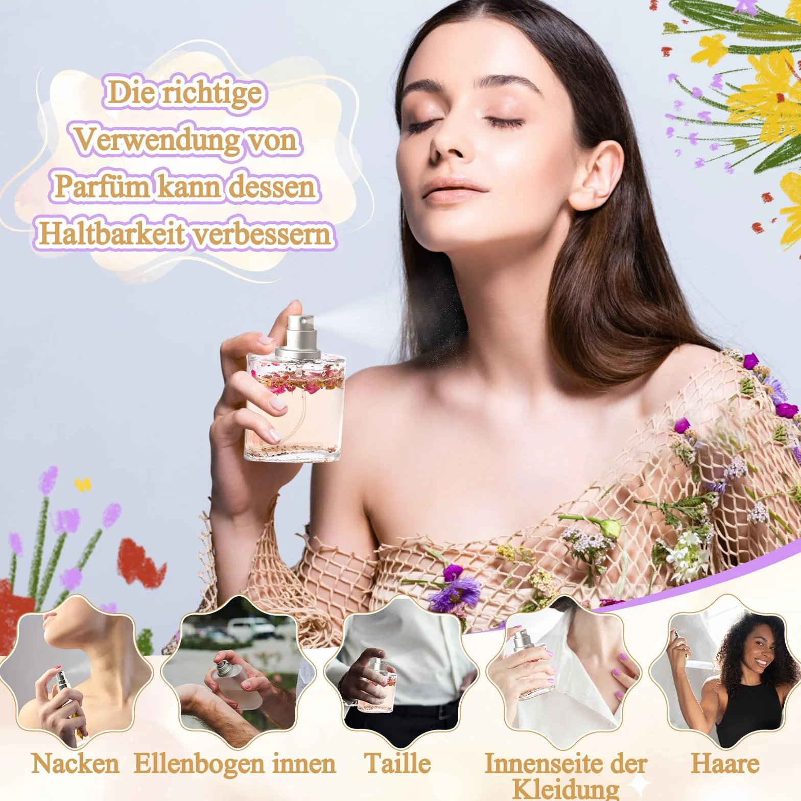 Kit per la creazione di profumi Vezerd - Kit creativo fai-da-te per adulti - Con olio essenziale - Mini profumi come regalo per donne/ragazze/donne