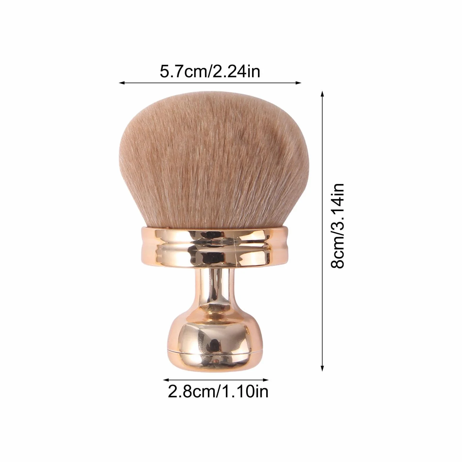 Applicatore Autoabbronzante - Corpo Ad Alta Densità Con Testa Ovale, Abbronzante Corpo Senza Striature, Pennello Per Sfumatura Per Fondotinta E Crema | Strumento Di Bellezza Ergonomico Per Gambe E Sch