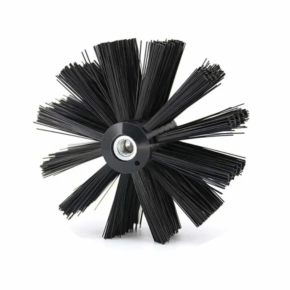 Spazzola flessibile per camino 150 mm con setole in nylon