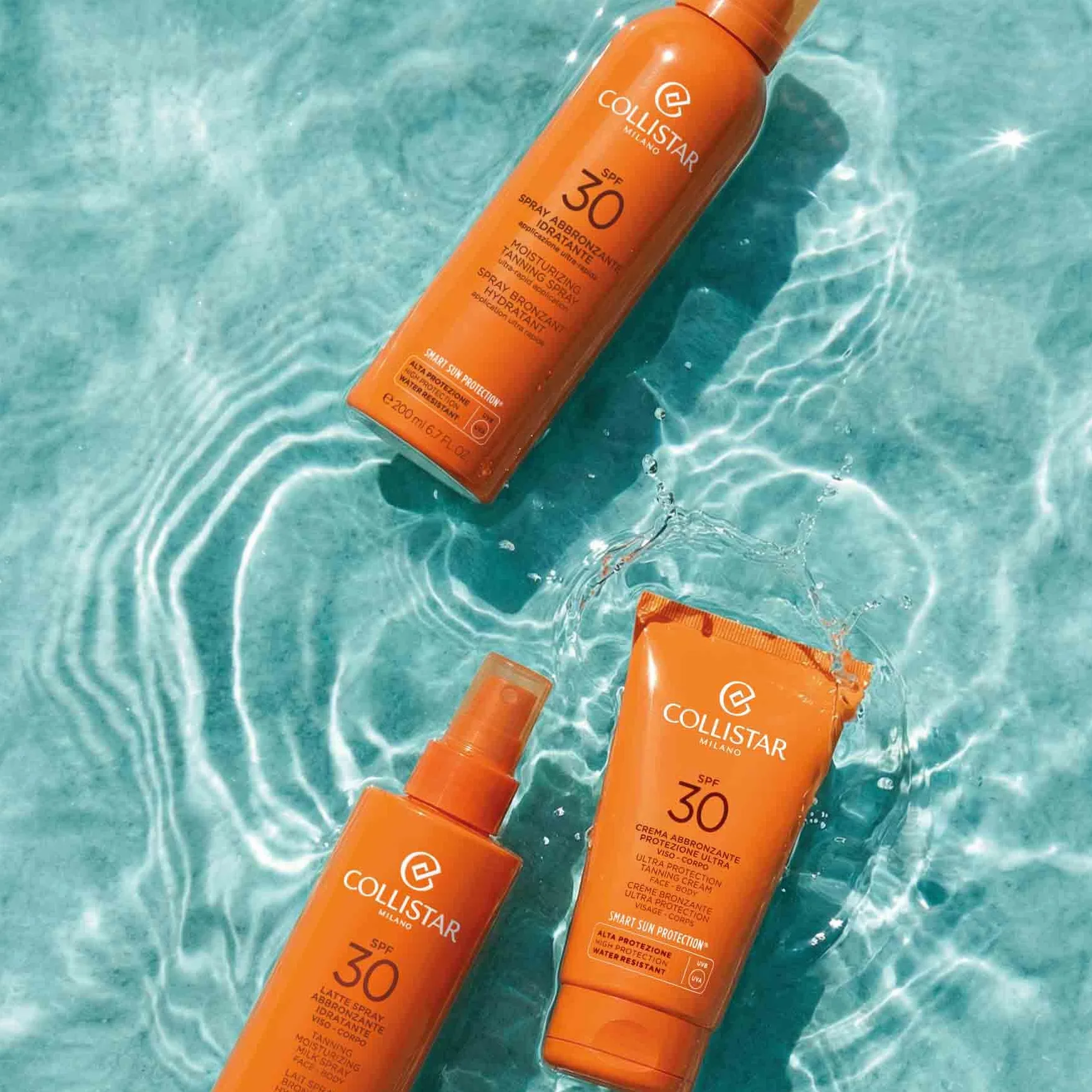 Collistar Crema Abbronzante Protezione Ultra SPF 30, Viso e Corpo per un Abbronzatura Dorata, Azione Protettiva di Capillari, Macchie e Tatuaggi, 150 ml.