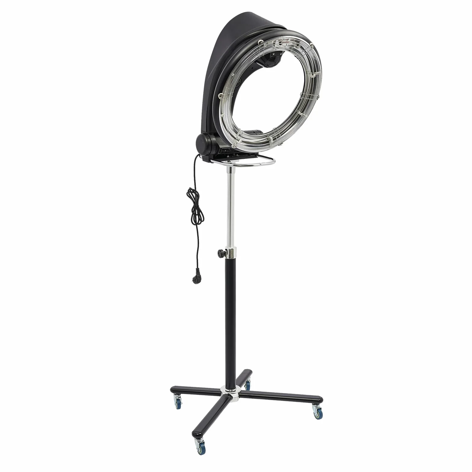 Caschi asciugacapelli per capelli, 950W Asciugacapelli Professionale con 4 ruote, 6 modalità, altezza regolabile 134-173 cm, 0-60 min casco asciugacapelli per parrucchieri e saloni di bellezza