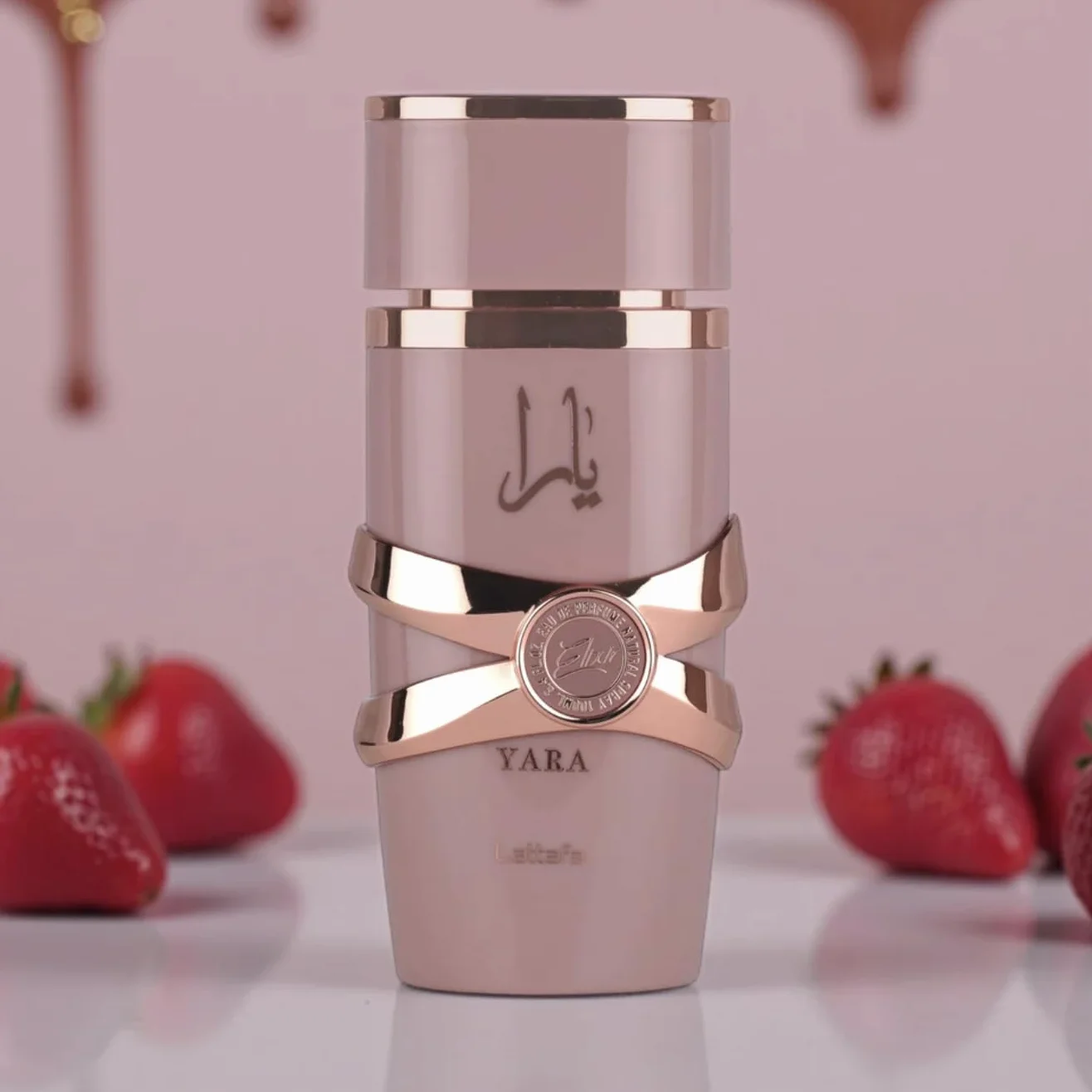 Lattafa Yara Elixir Eau de Parfum 100 ml, Profumo Arabo per Donna Dolce e di Lunga Durata, Include Atomizzatore, Fragranza Femminile Duratura con Note di Fragola S’mores, Gelsomino e Vaniglia (Yara