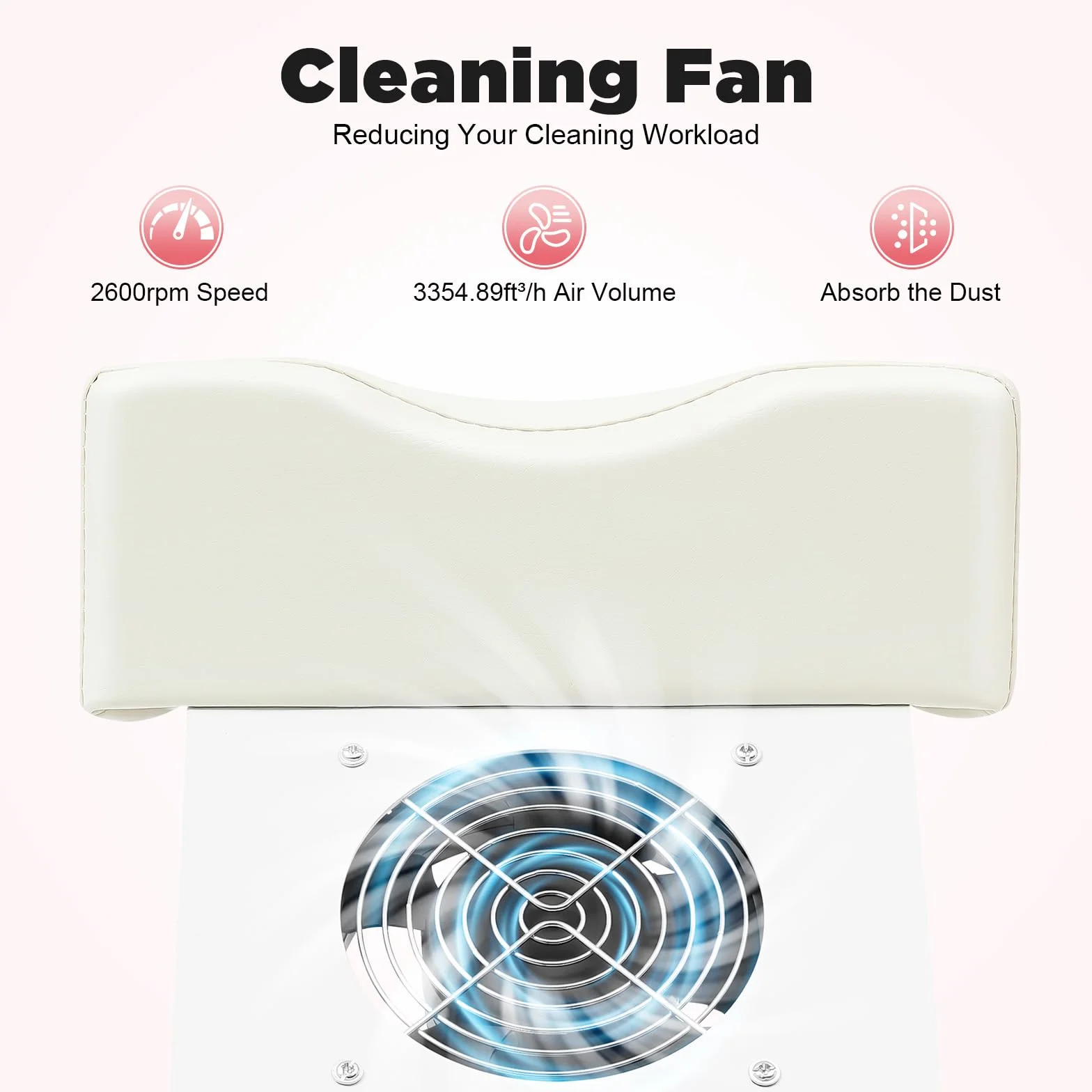 Sgabello per pedicure, sedia per pedicure, mobilePoggiapiedi stabile, ventilazione anti polvere, altezza regolabile 48-68 cm, carico 10 kg, per la casa, il soggiorno, la spa, il massaggio, il salone