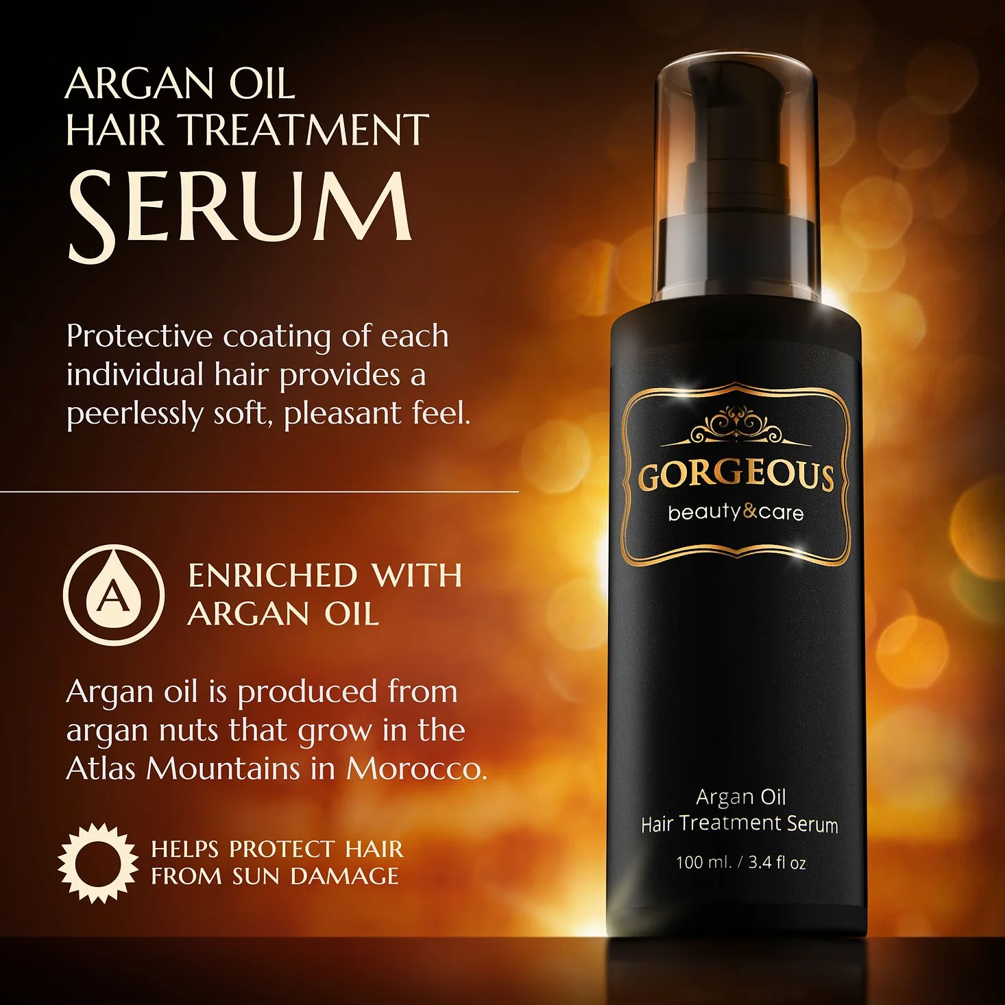 Olio di Argan Adulto Capelli Essenziale Nutrire Il Trattamento Del Cuoio Capelluto Liscio Danneggi