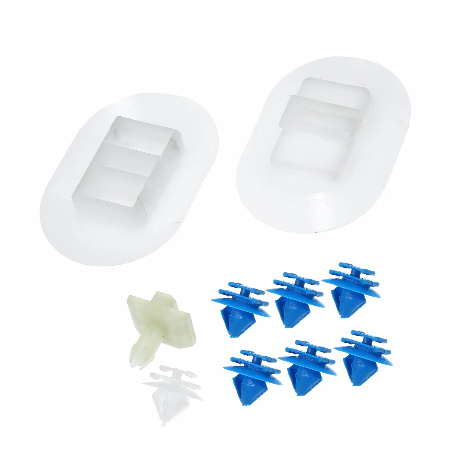 ABSOPRO Auto Gonna Fissaggio Clip Set 10pz Bianco per Citroen DS3