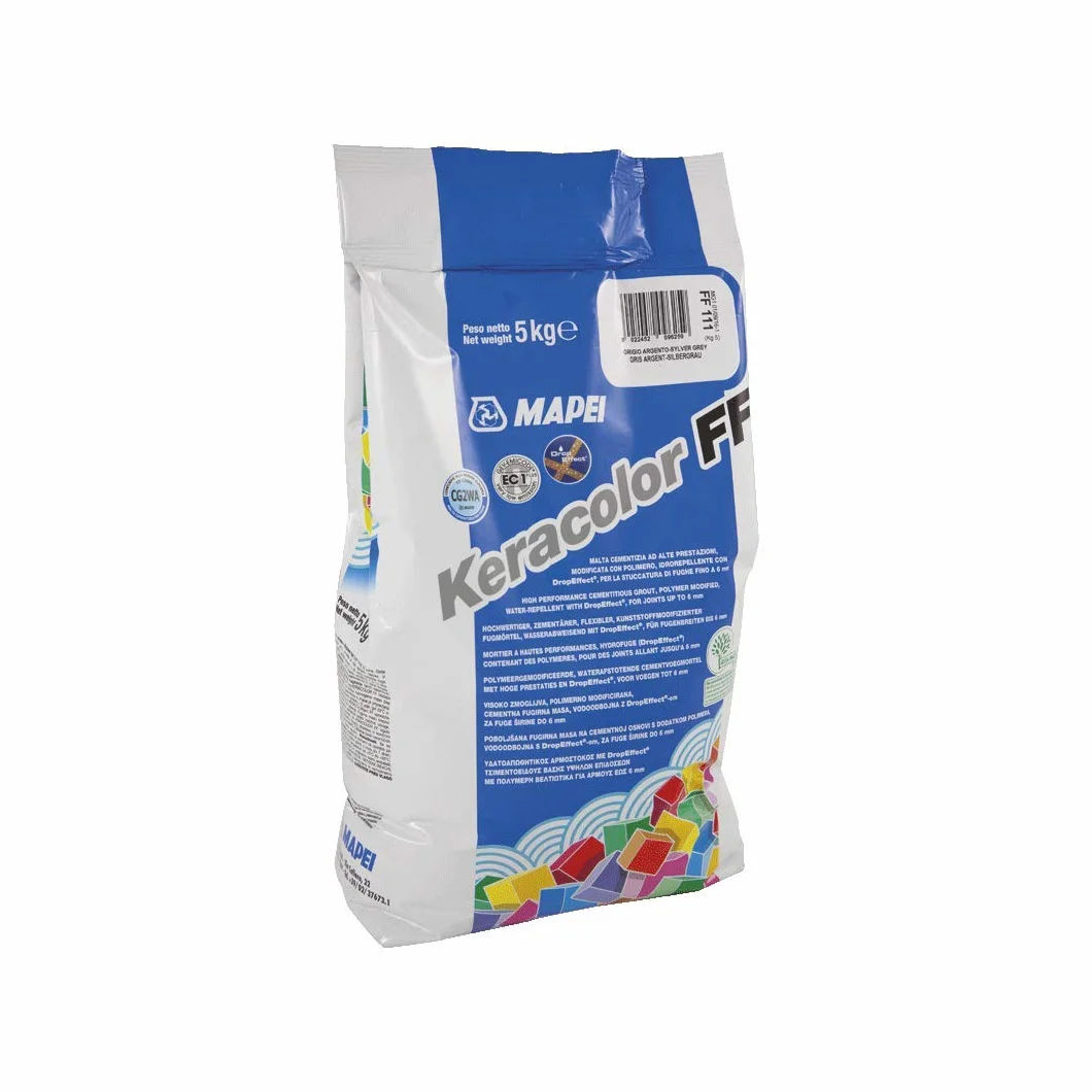 Mapei Keracolor Grigio Cemento 113 FF Malta Cementizia Idrorepellente Fuga 6 mm 5 kg