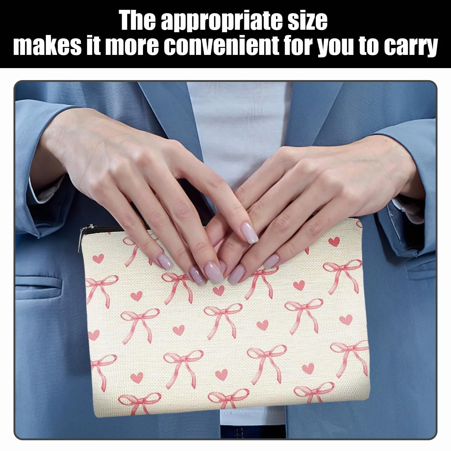Sacchetto Cosmetico 2 Pezzi, Sacchetto Di Immagazzinaggio Di Stile Del College Di Modo, Astuccio Per Studenti Di Grande Capacità, Borsa Da Toilette Portatile Da Viaggio.