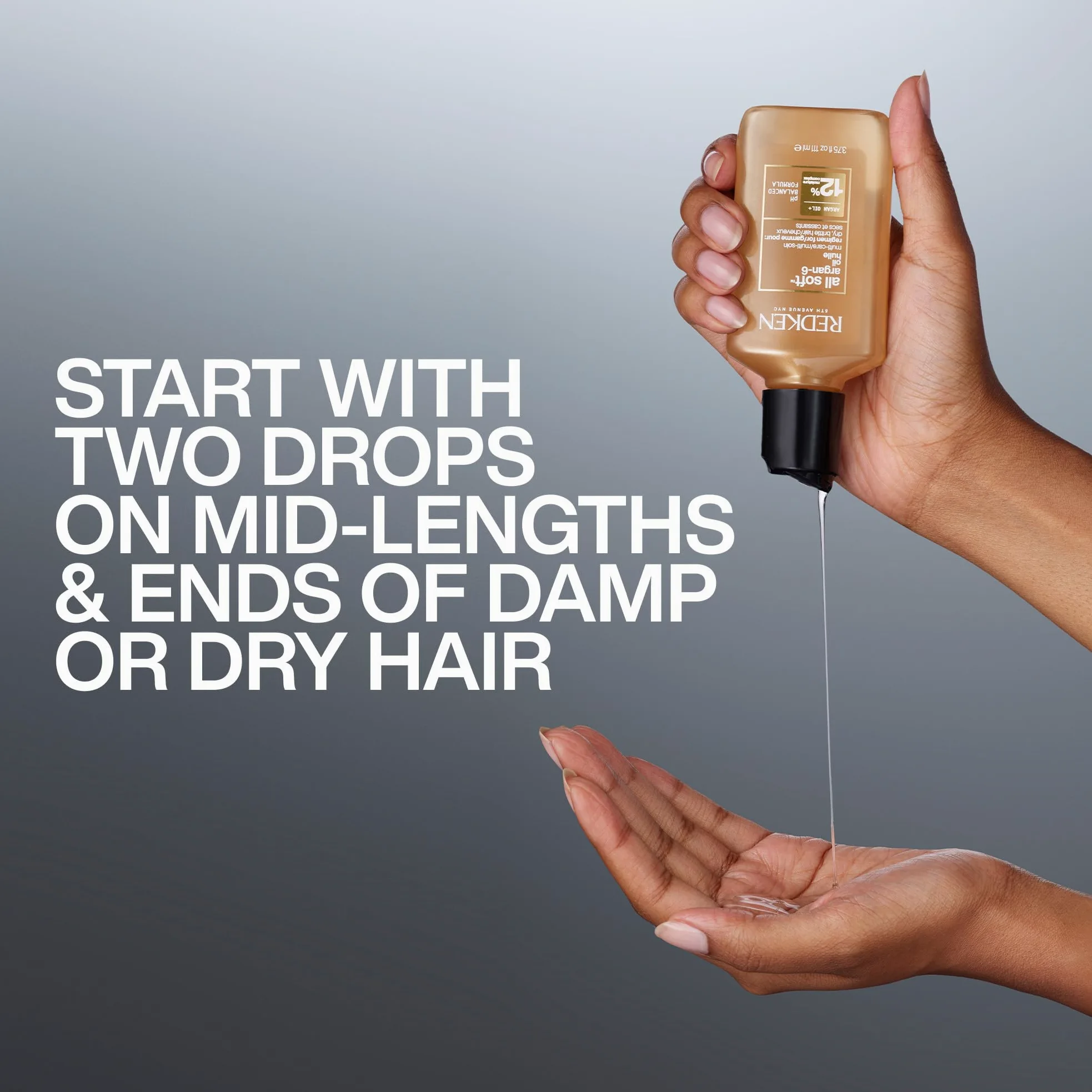 Redken | Olio professionale Argan-6 Oil All Soft, Idratante per capelli secchi e fragili, 111 ml