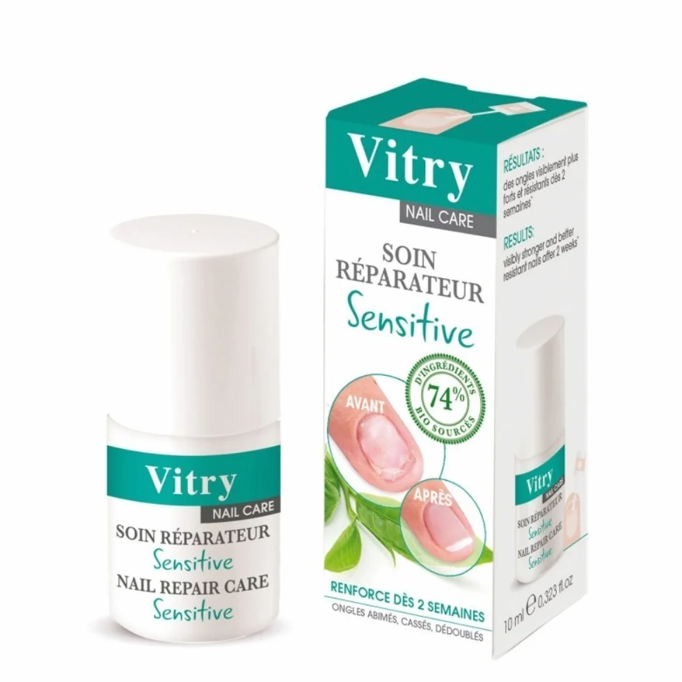 Vitry Nail Care Sensitive Trattamento Riparatore Unghie Fragili 10 ml