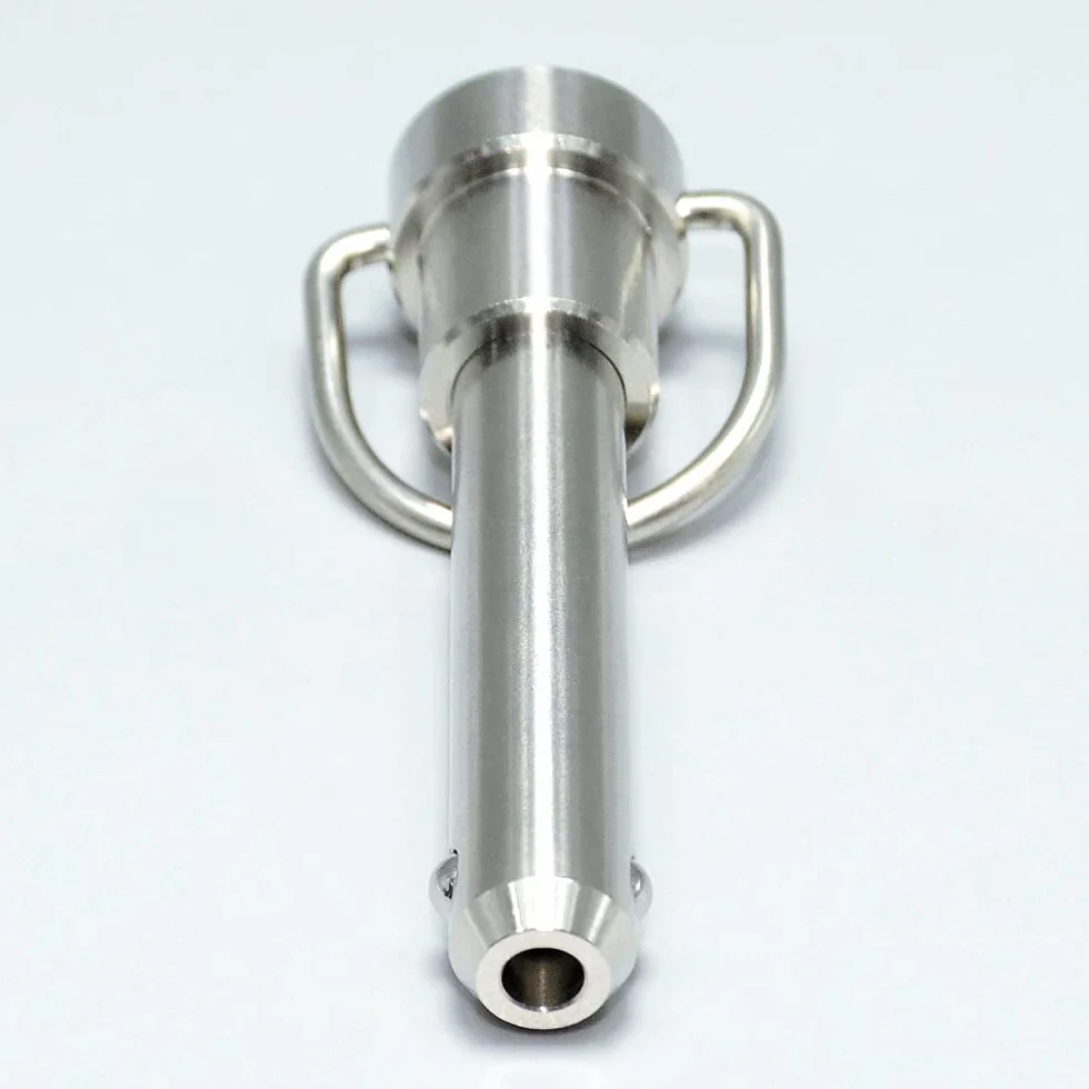 Perni autobloccanti a sfere acciaio inox M10 L15 mm bloccaggio sicurezza sgancio rapido
