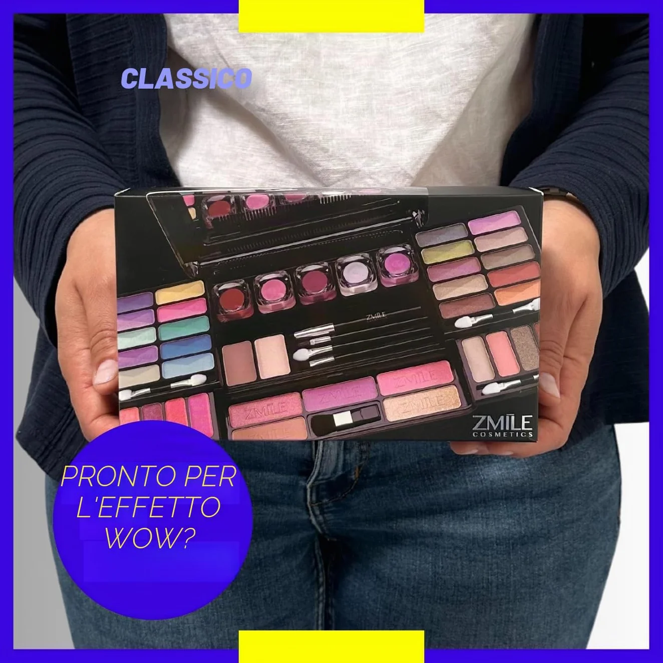 ZMILE Cosmetics Tavolozza Trucco Classic, Cosmetici Vegan, Nero