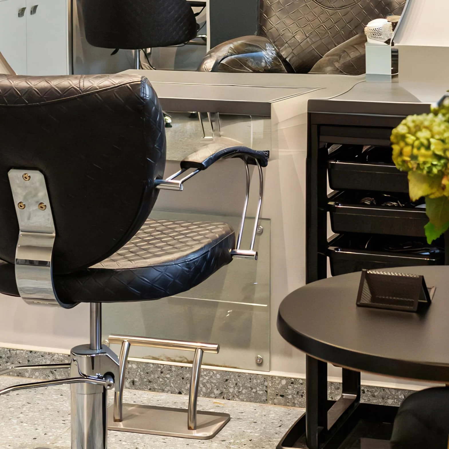 Greensen Poggiapiedi Parrucchiere, Poggiapiedi Professionale in Acciaio Inox, Antiscivolo Supporto per Piedi per Salone di Bellezza, Parrucchiere, Barbiere