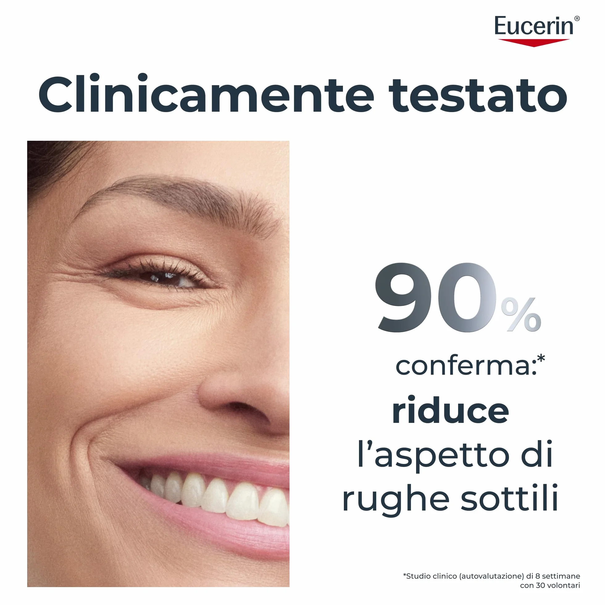 Eucerin Hyaluron-Filler Contorno Occhi SPF15 15 ml, Crema contorno occhi antirughe e antiage, Formula con Acido Ialuronico e protezione UVA SPF 15 per tutti i tipi di pelle