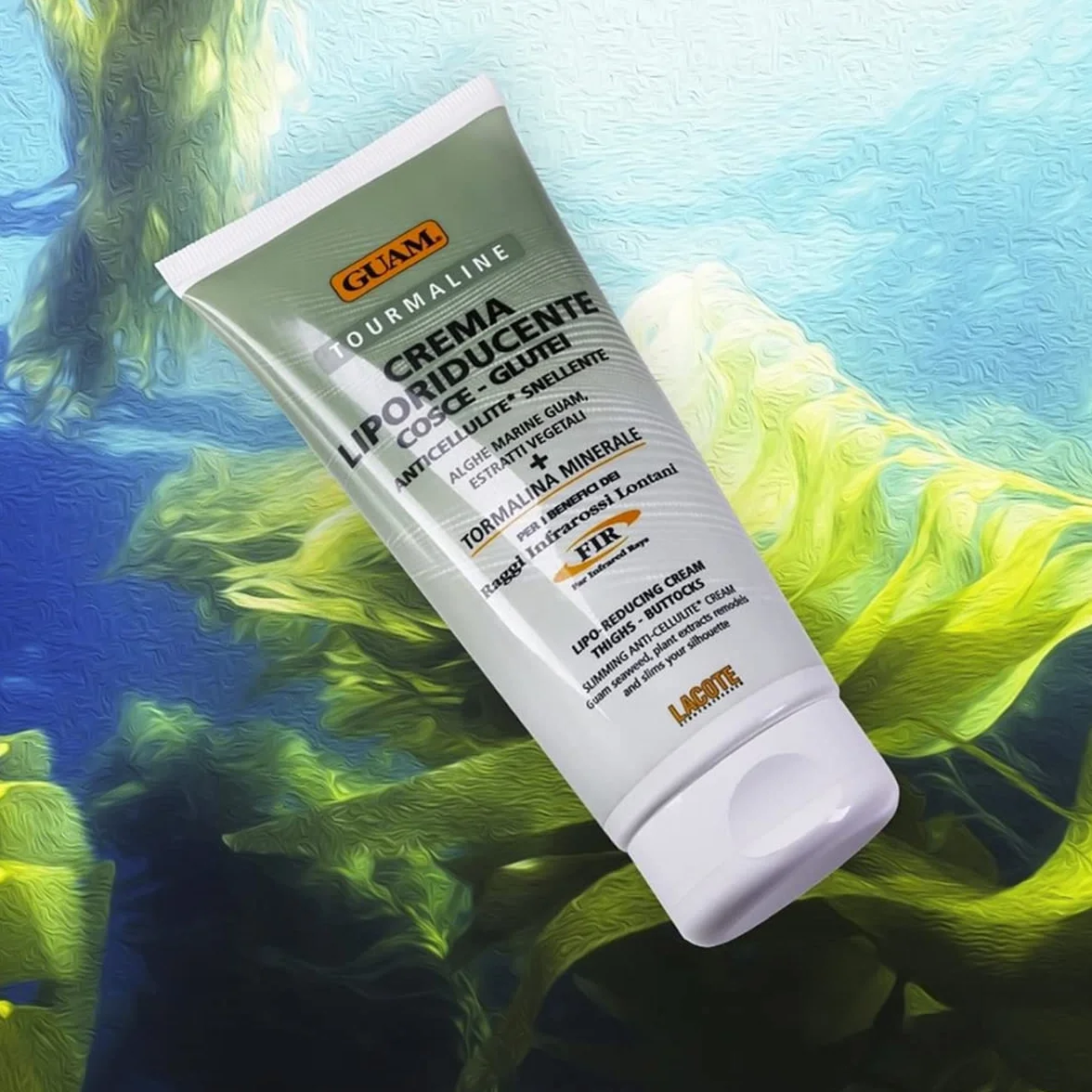 Guam Crema Liporiducente per Cosce e Glutei Alla Tormalina Minerale, 200Ml