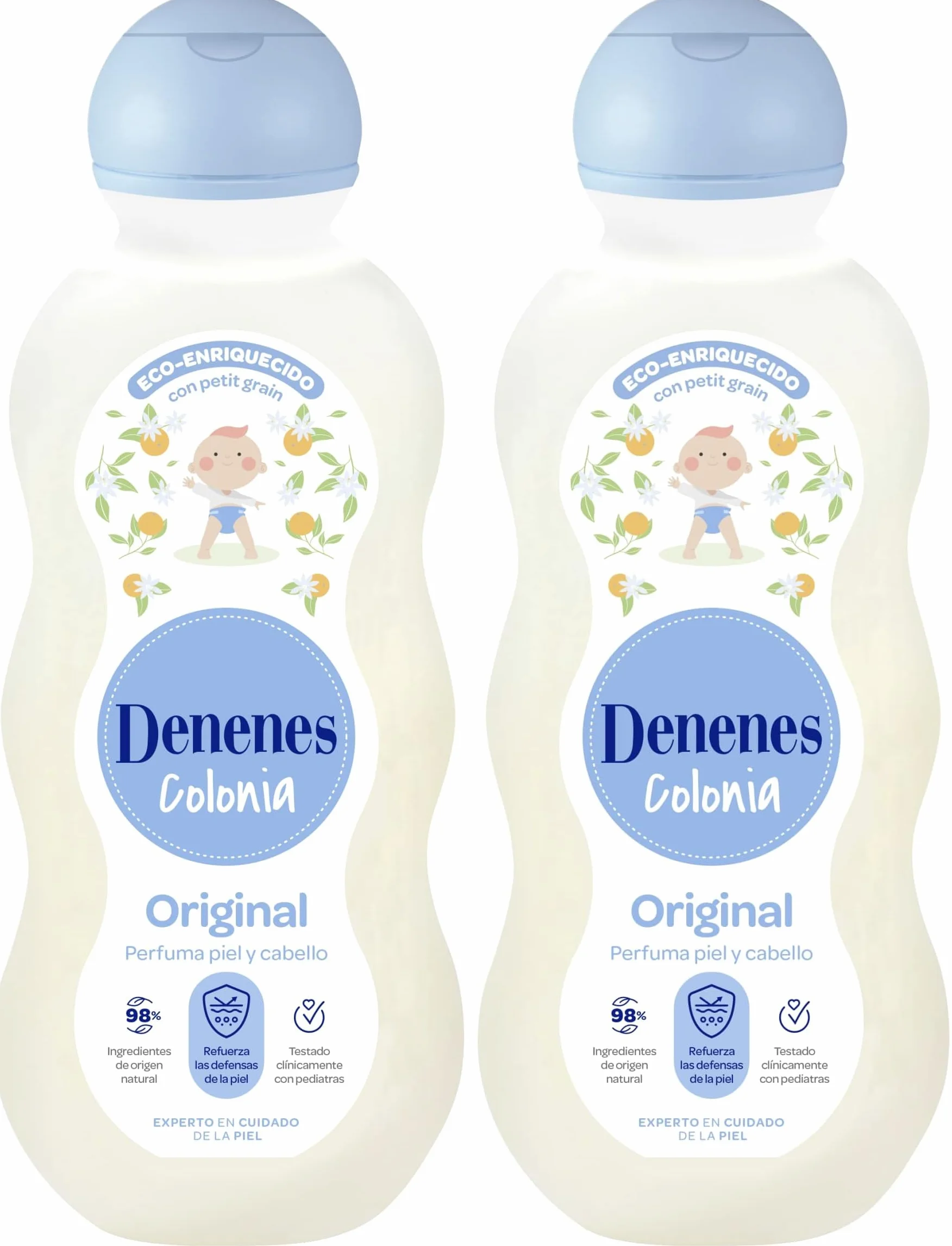 Denenes Muy Suave Colonia - 600 ml (Confezione da 2)