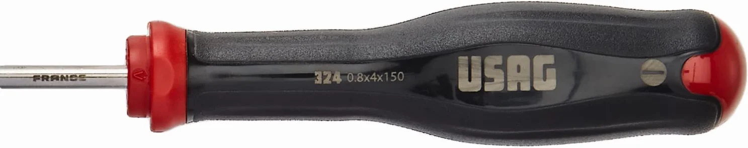 USAG Giravite per Viti con Intaglio 0,8x4x150 Nero