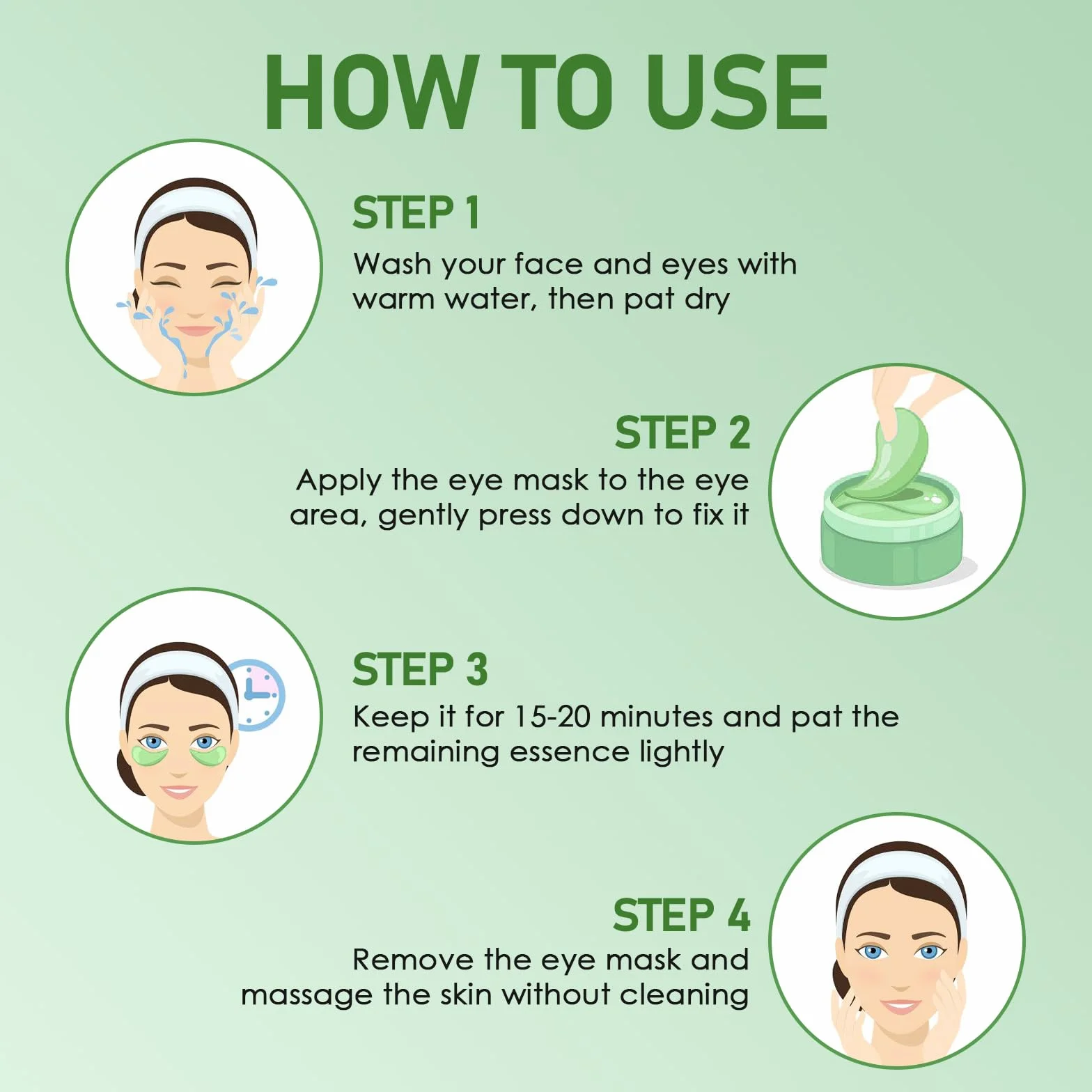 60 Pezzi Patch Occhi Idratanti con Aloe Vera,Maschera Idratante Anti-Occhiaie e Anti-Borse,Cerotti Rinfrescanti per Occhi per Rughe e Puffiness,Cerotti Rassodanti e Contorno Idratante