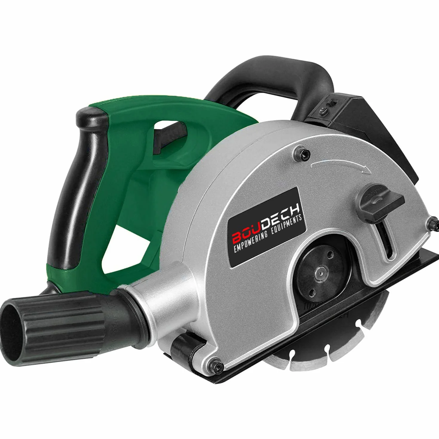 Scanalatrice per Tracce Muro 1700W con Laser Guida, 2 Lame Diamantate e Adattatore Aspirapolvere, Cavo 3m