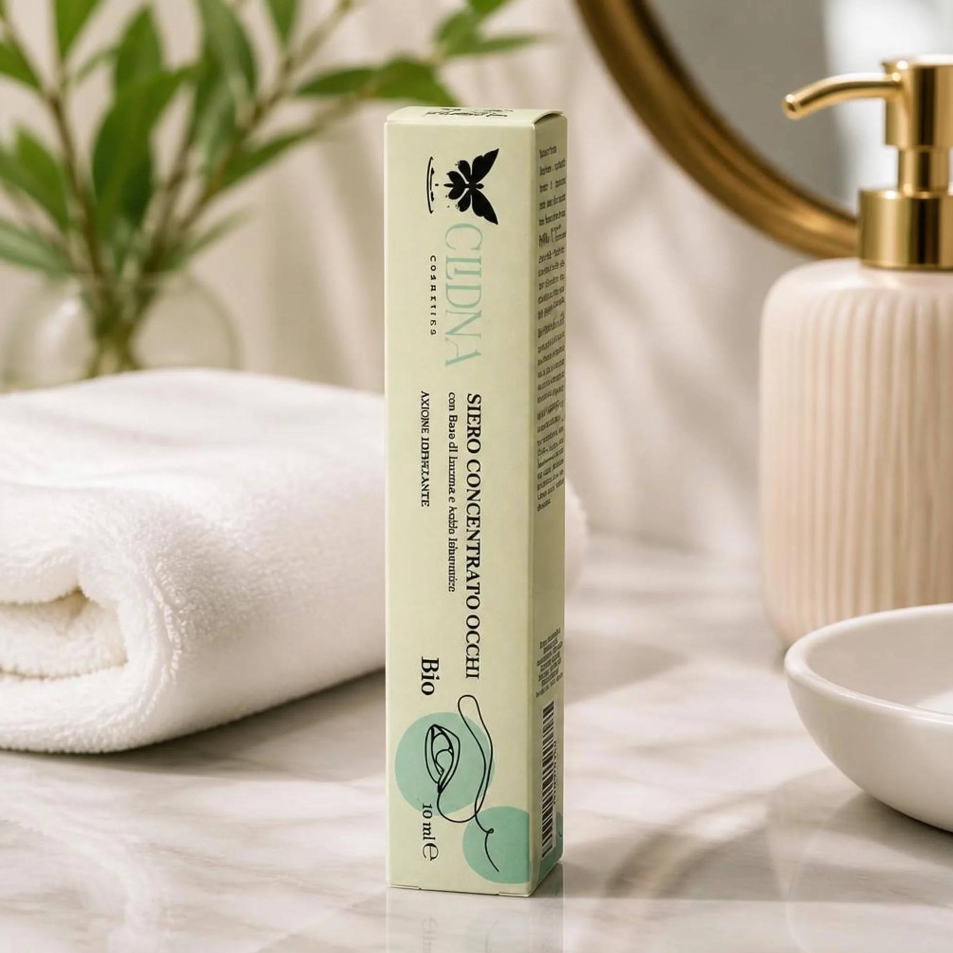 Contorno Occhi Antirughe | Siero Concentrato con Bava di Lumaca e Acido Ialuronico | Roll-On ad Azione Esfoliante, Elasticizzante e Anti-Borse | Formula Bio Naturale | 10ml Made in italy