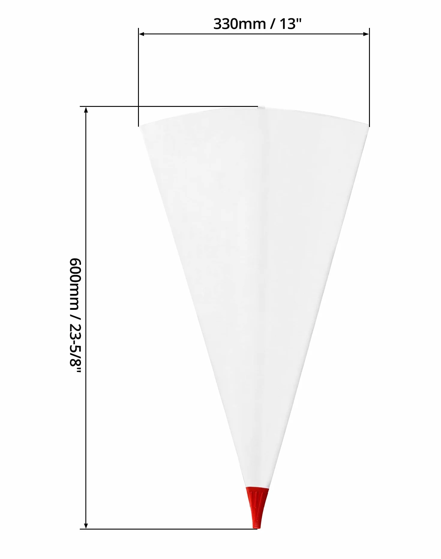QWORK Sacca per giunture erogatore per cemento 63x33 cm 3 Pezzi