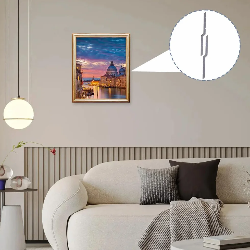 Ganci a Z Incastro 30 cm Coppie per Quadri Specchio Muro Appendere Parete