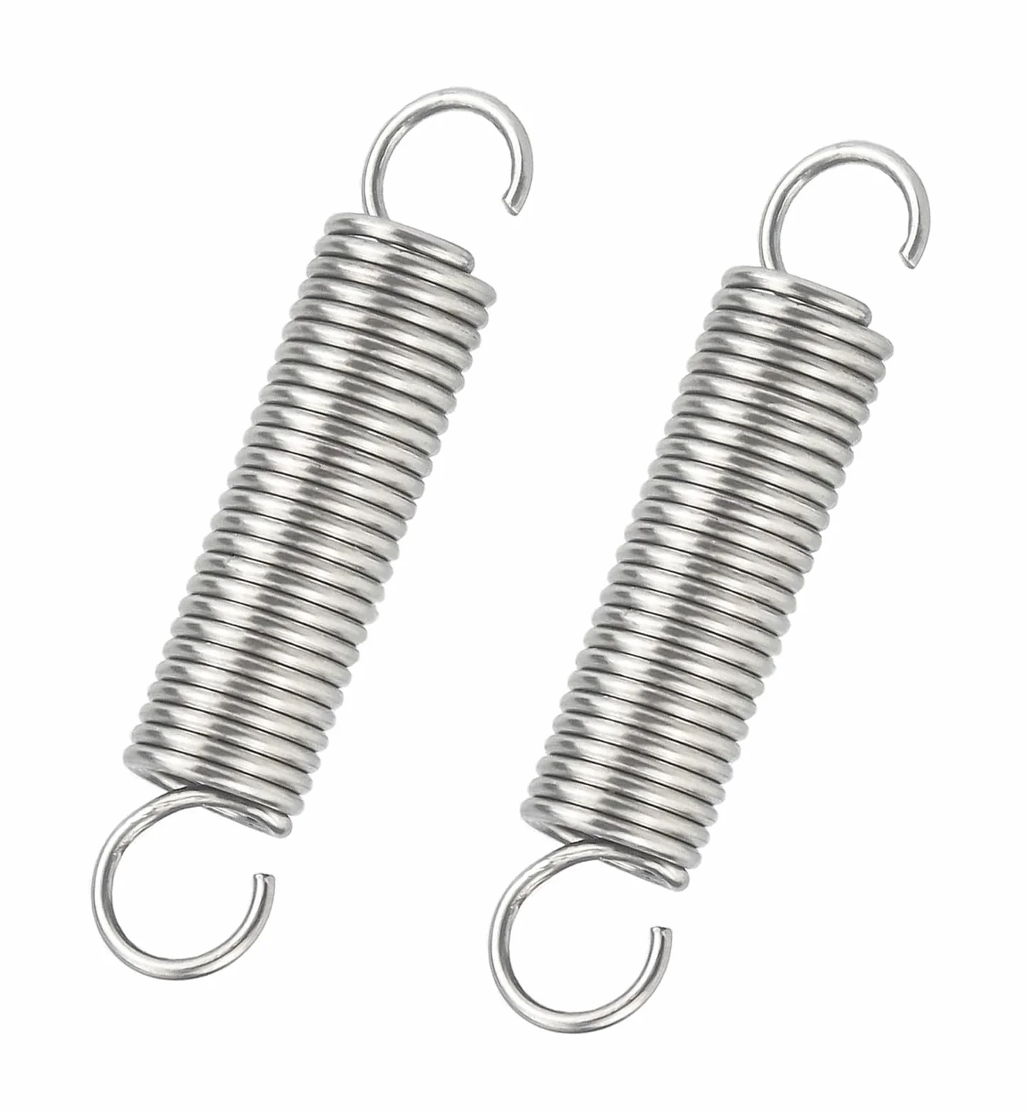 Molla a trazione con Doppio Gancio Acciaio inossidabile 0.7mm Filo Diametro 7mm OD 50mm Lunghezza