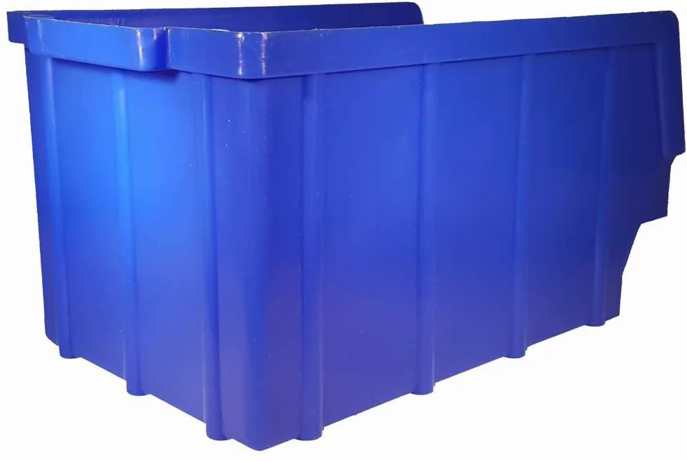 Scatole Impilabili in Plastica PP 26 Pezzi Taglia 3 145x248x127 mm Cassette