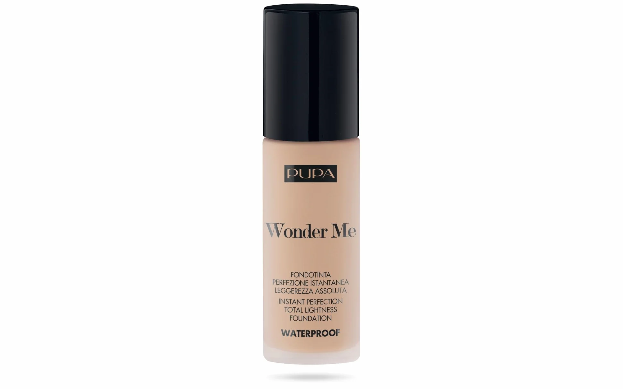 Pupa Fondotinta Fluido Waterproof Wonder Me (030 Medium Beige Neutral) - Fondotinta Perfezione istantanea e Leggerezza assoluta, lunga Durata, resiste all’Acqua e all’Umidità - Formato 30 ml