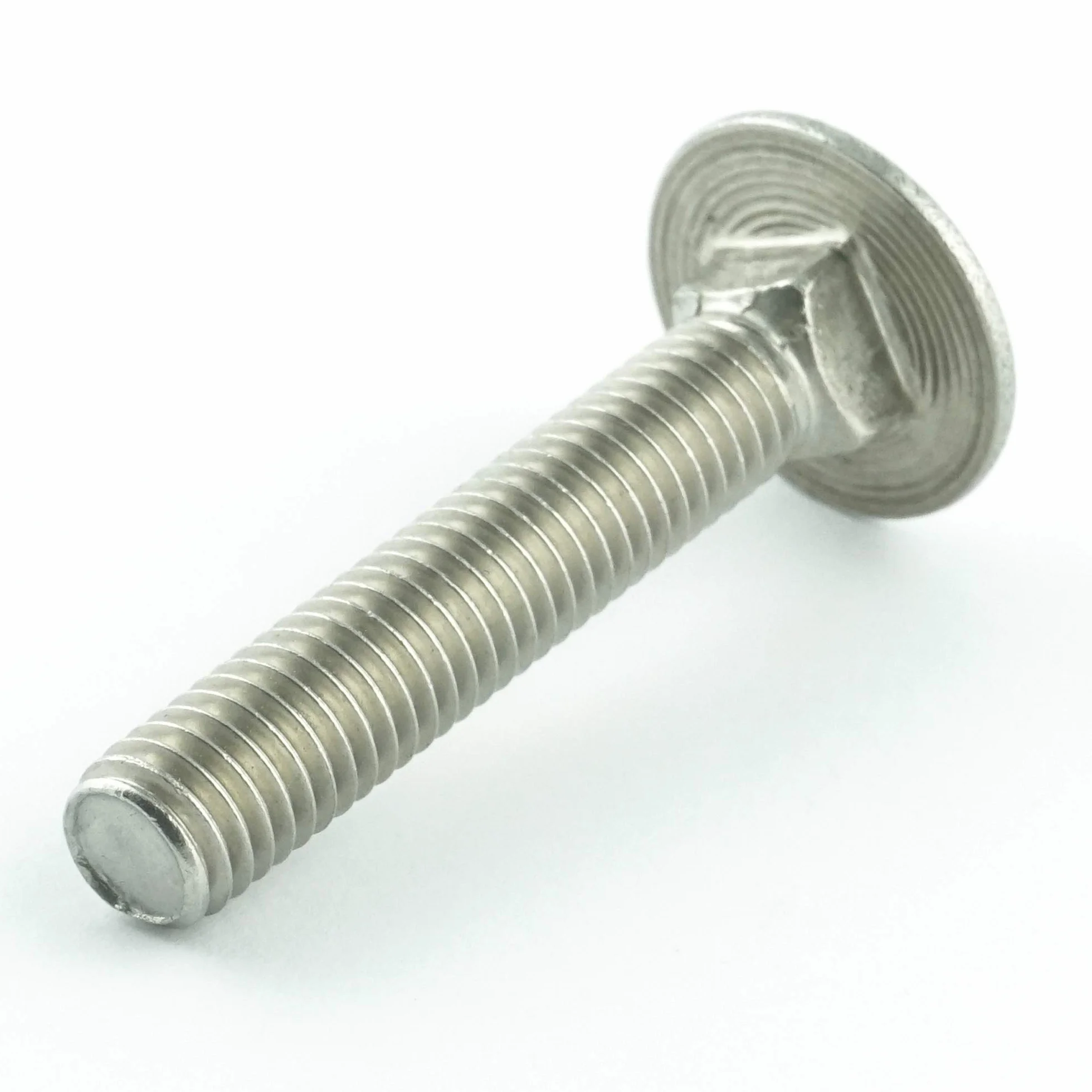 Viti a testa tonda M10 x 40 mm DIN 603 ISO 8677 acciaio inox A2 inossidabile (10 pezzi)