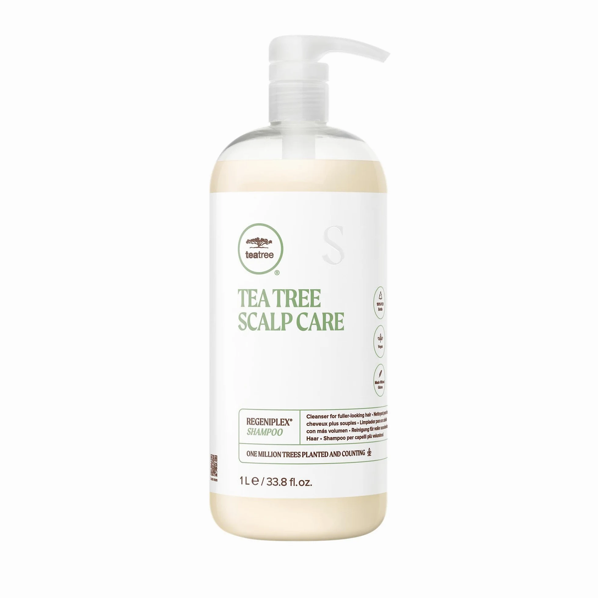 Tea Tree Scalp Care Anti-Thinning Shampoo, sebonormalizzante, dona spessore, ideale per capelli fini - 1000 ml