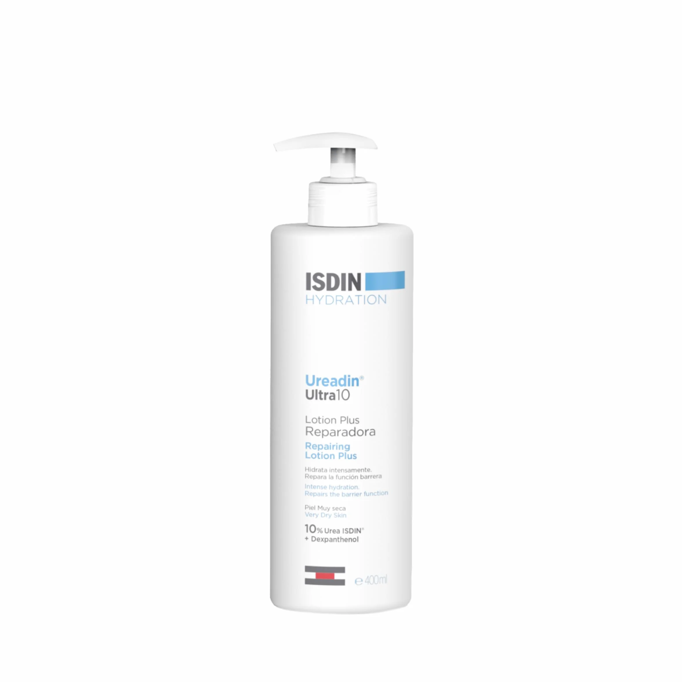 ISDIN Ureadin Ultra10 (400 ml) | Lozione Riparatrice con 10% Urea | Idrata Intensamente e Aiuta a Riparare la Funzione Barriera | Consigliata per Pelli molto Secche