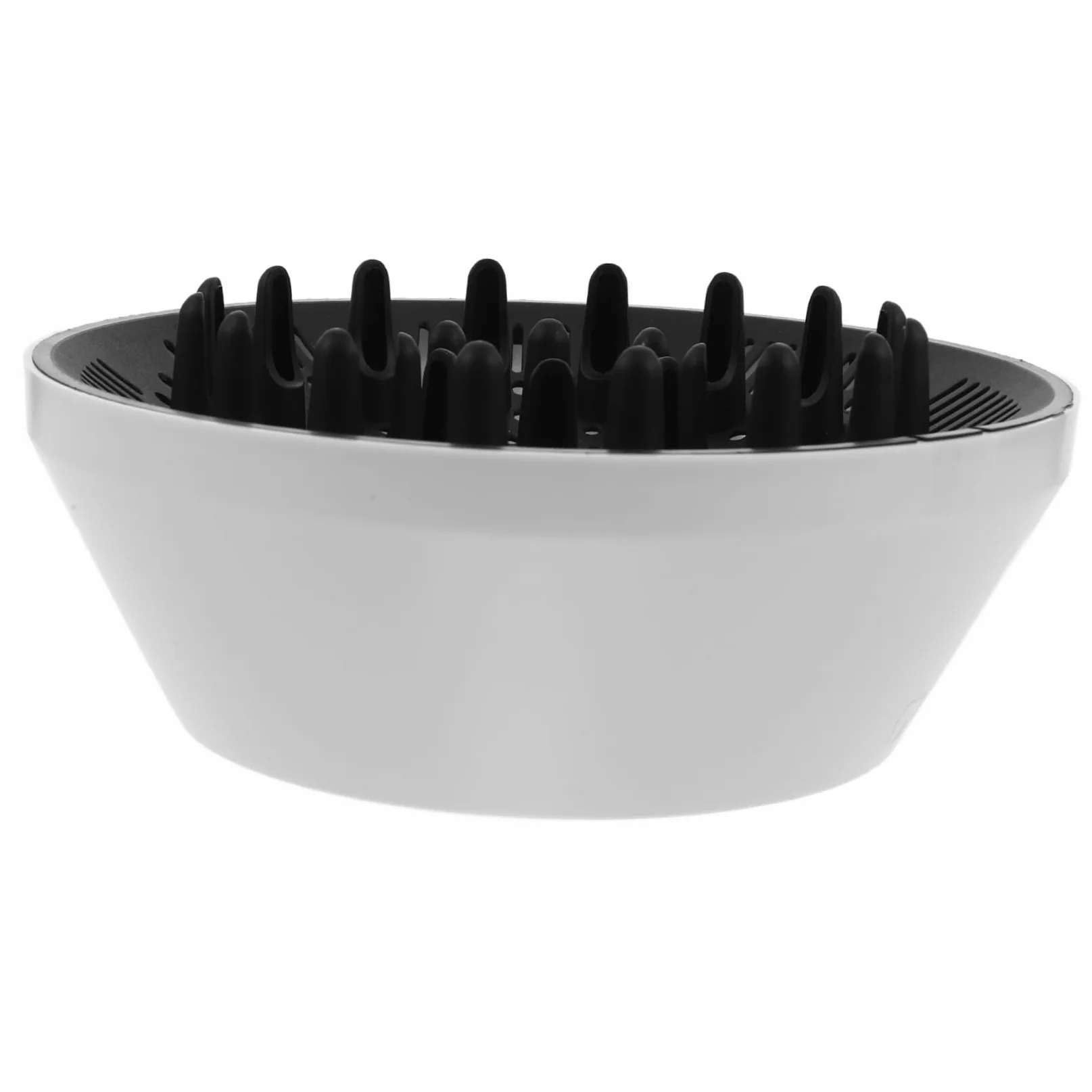 Diffusore per Asciugacapelli Ricci Pieghevole PC Bianco | Interfaccia Versatile, Compatibilità Ampia, per Viaggi e Trasferte Struttura Espandibile
