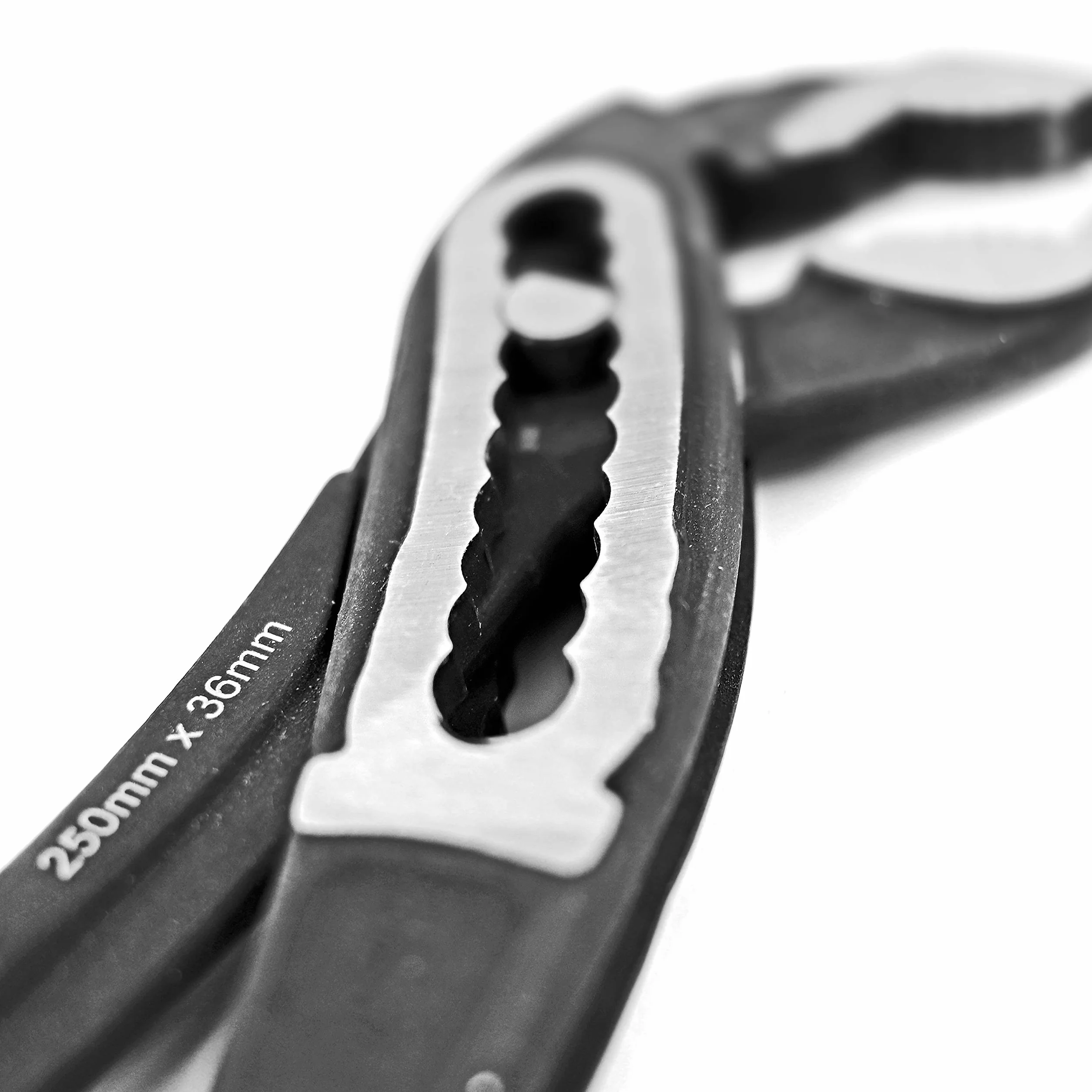 S&R Chiave a Pappagallo Professionale Regolabile 250 x 36 mm Acciaio al Cromo Vanadio Fosfatato Blu