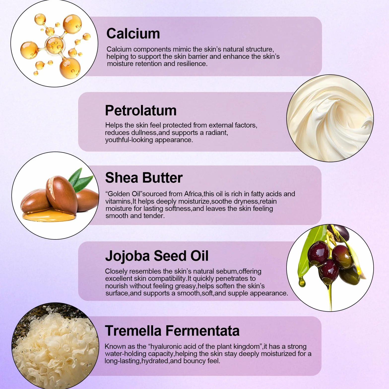 4 bastoncini di calcio balsamo per calcio, volume, per collagene, calciu-m, densità, balsamo, collagene, calcio, densità, balsamo, idratante, anti-invecchiamento, rende la pelle più grassa per occhi