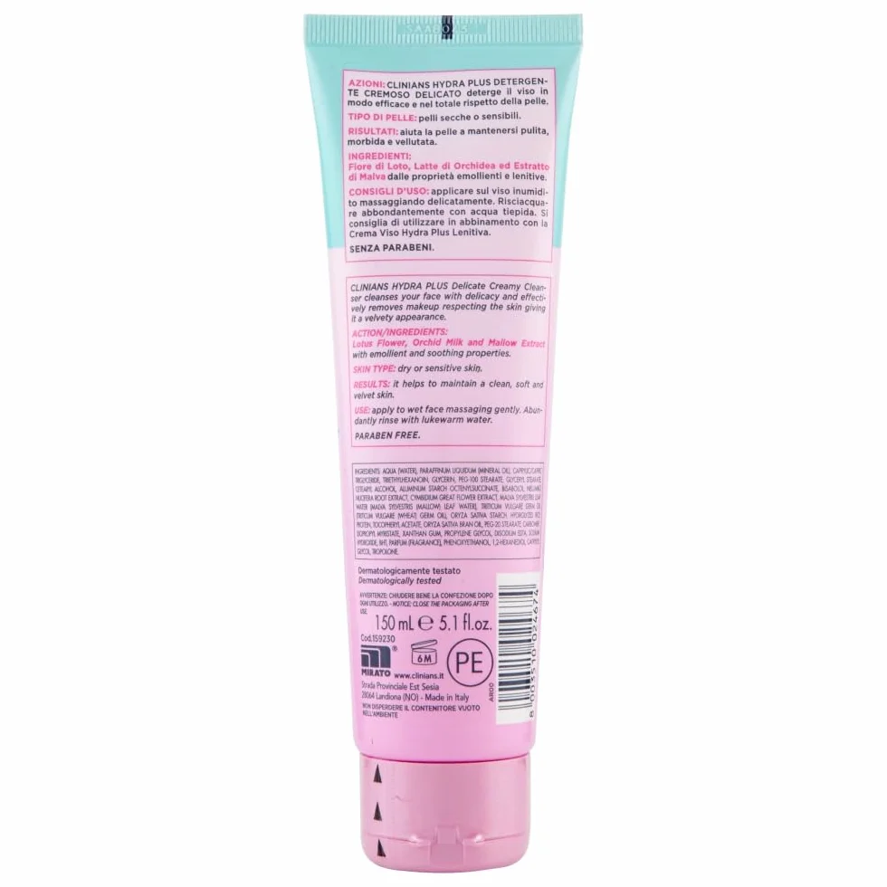 Clinians - Hydra Basic - Detergente Cremoso Delicato 150 ml