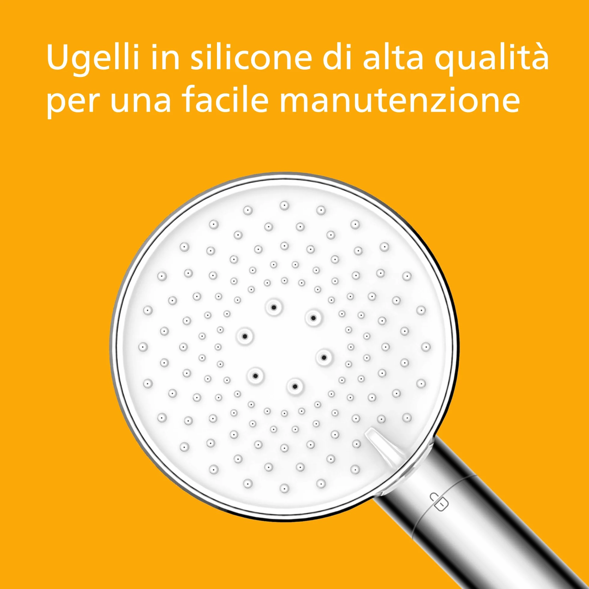 Philips Soffione doccia con filtro rimuove cloro particelle tre modalità spruzzo design rinforzante capacità filtro 1 mese