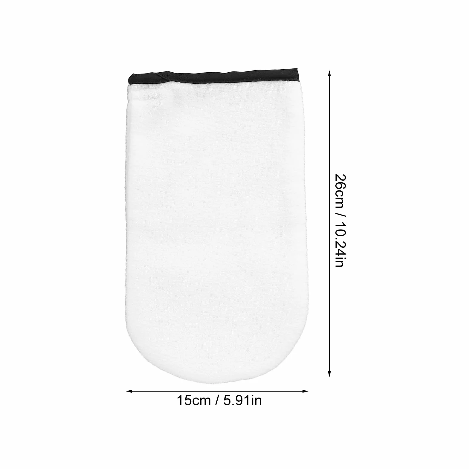 Guanti Per Terapia di Paraffina, Guanti di Cera di Paraffina 2 Pezzi in Puro Cotone Che Promuovono L'assorbimento Guanti Spa Per Terapia Manuale con Cera Calda Bianchi