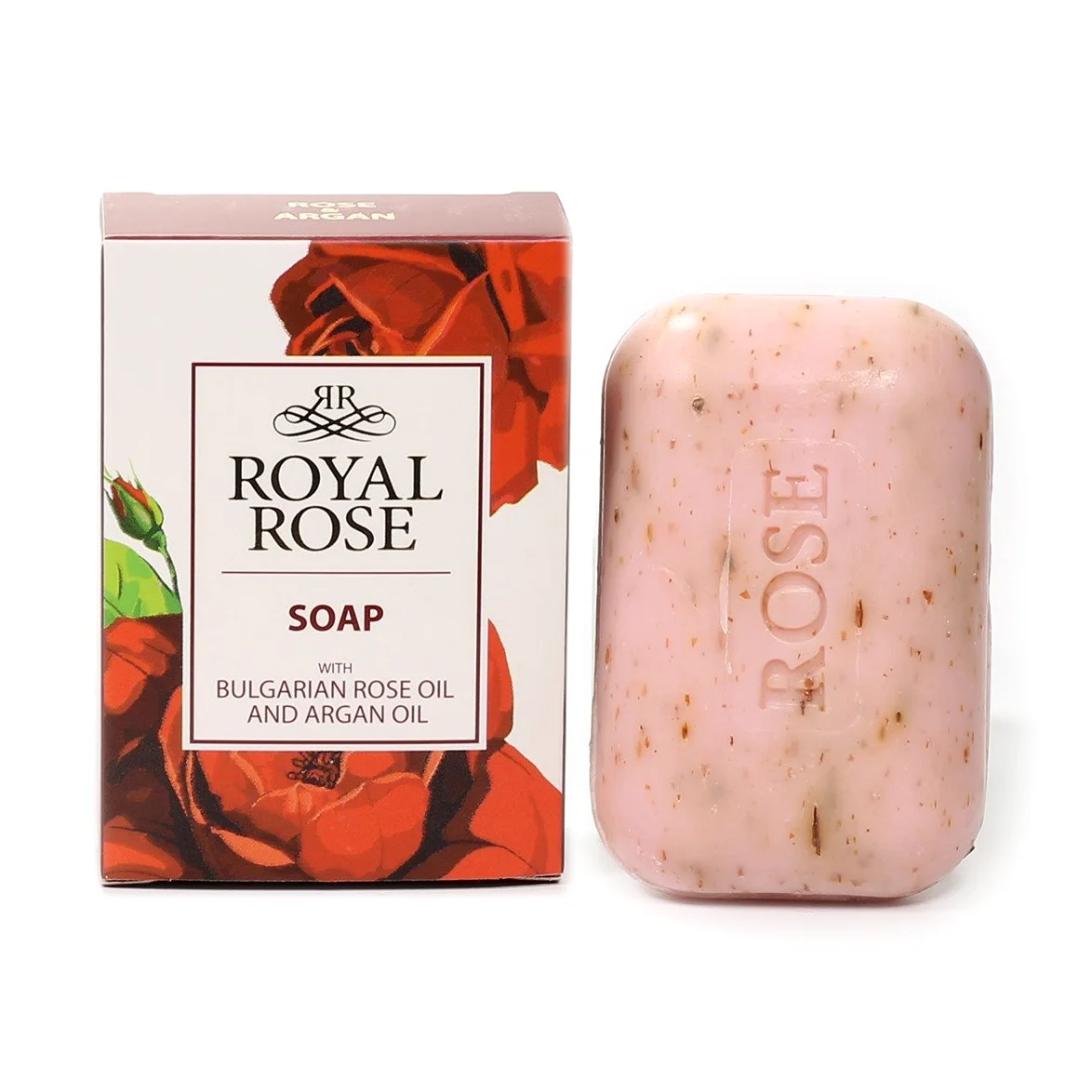 Sapone naturale con olio di rosa e argan