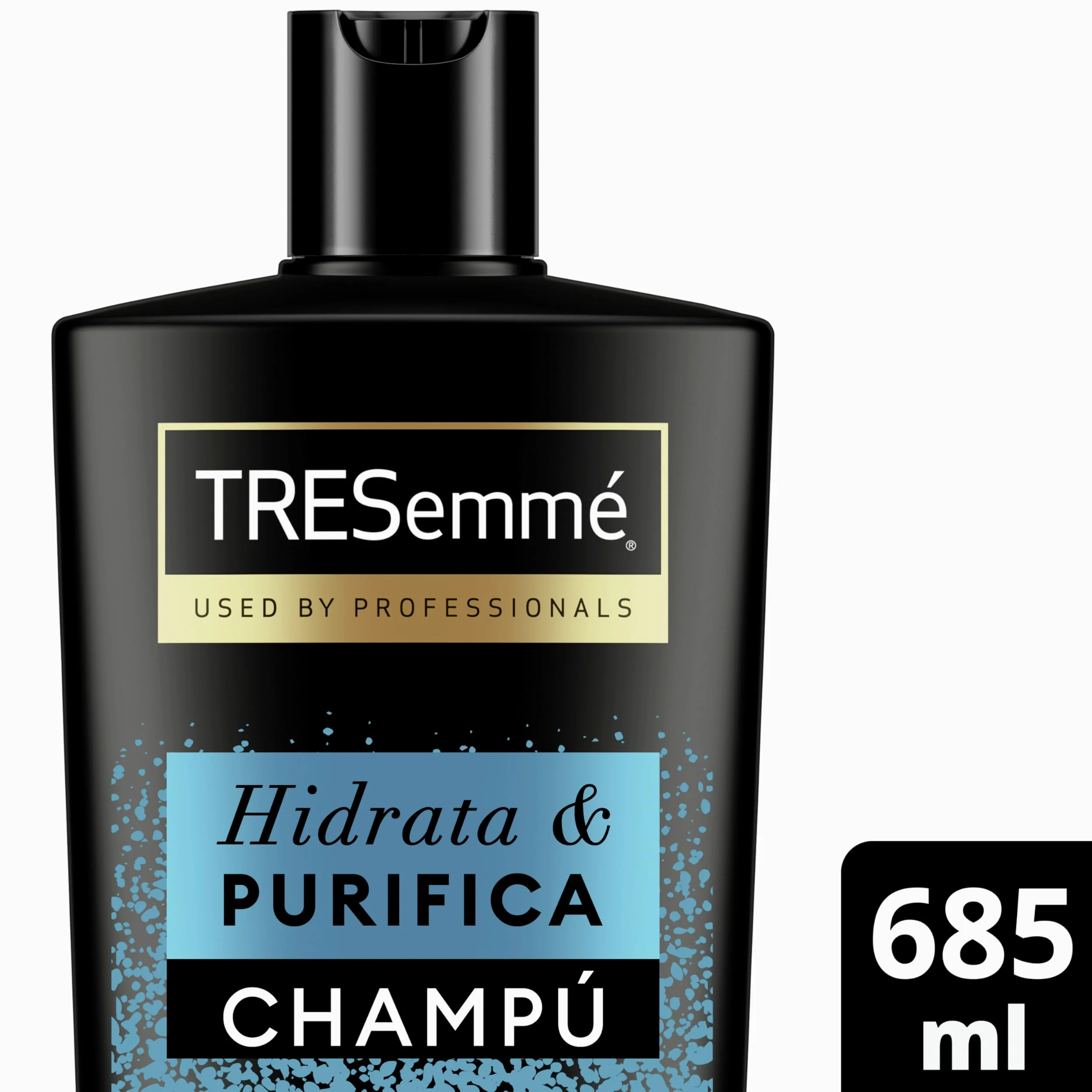 TRESemmé Shampoo idratante & purificante per capelli grassi con acido ialuronico e argilla bianca, pulisce e idrata - confezione da 6 x 685 ml