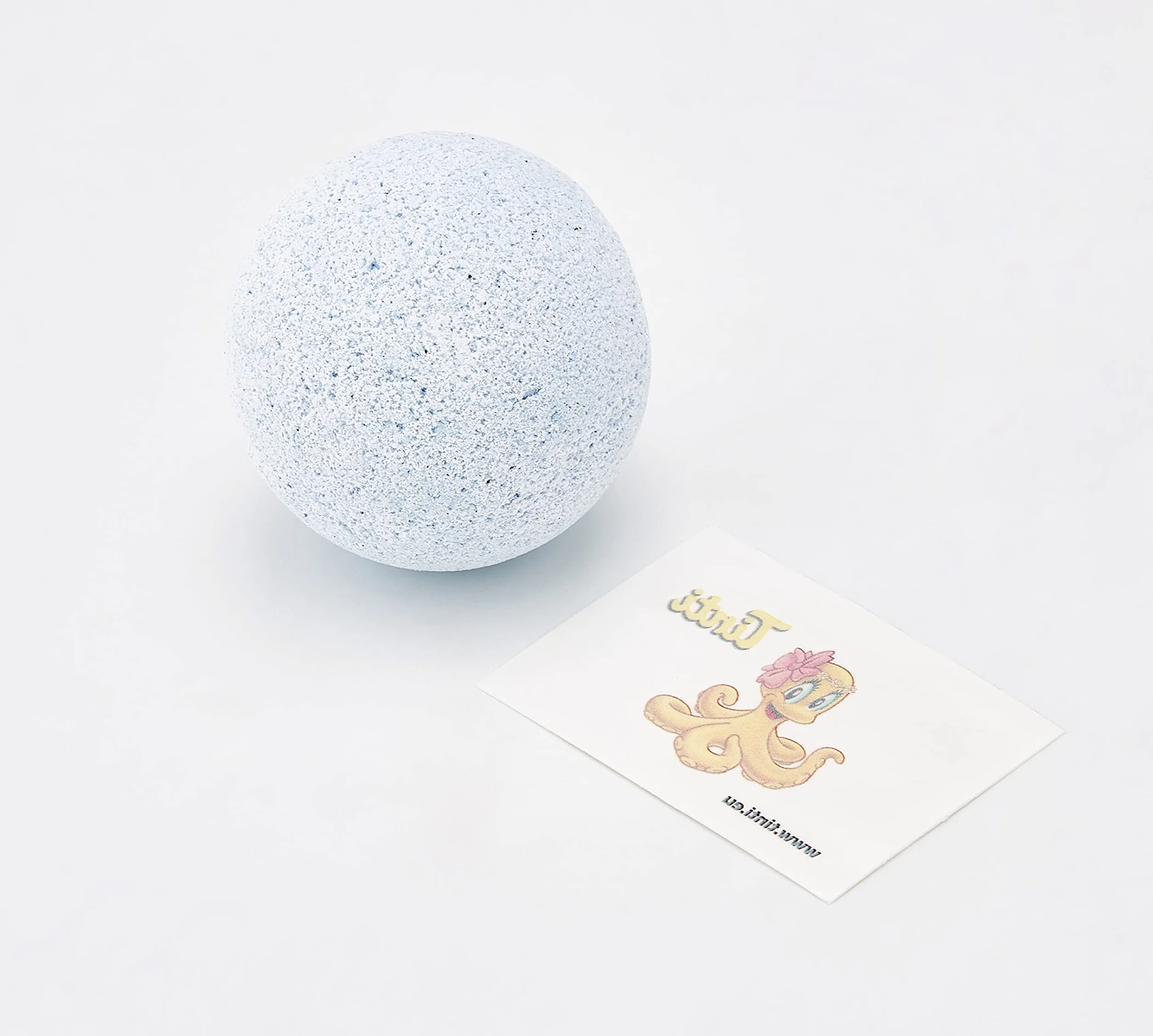 Tinti Zauberbad Blue - Palla da bagno frizzante con sorpresa, confezione da 1 (1 x 40 g)