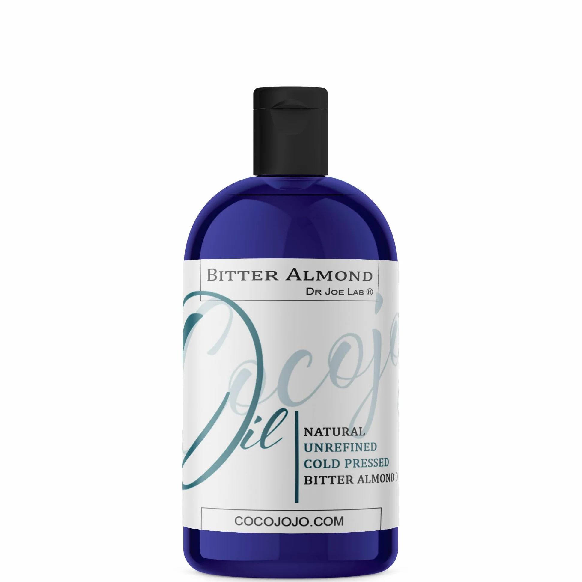 Dr Joe Lab Olio di mandorle amare, puro, completamente naturale, senza omg, olio vettore per pelle, capelli, corpo, unghie, viso, braccia e gambe, idrata, 473 ml