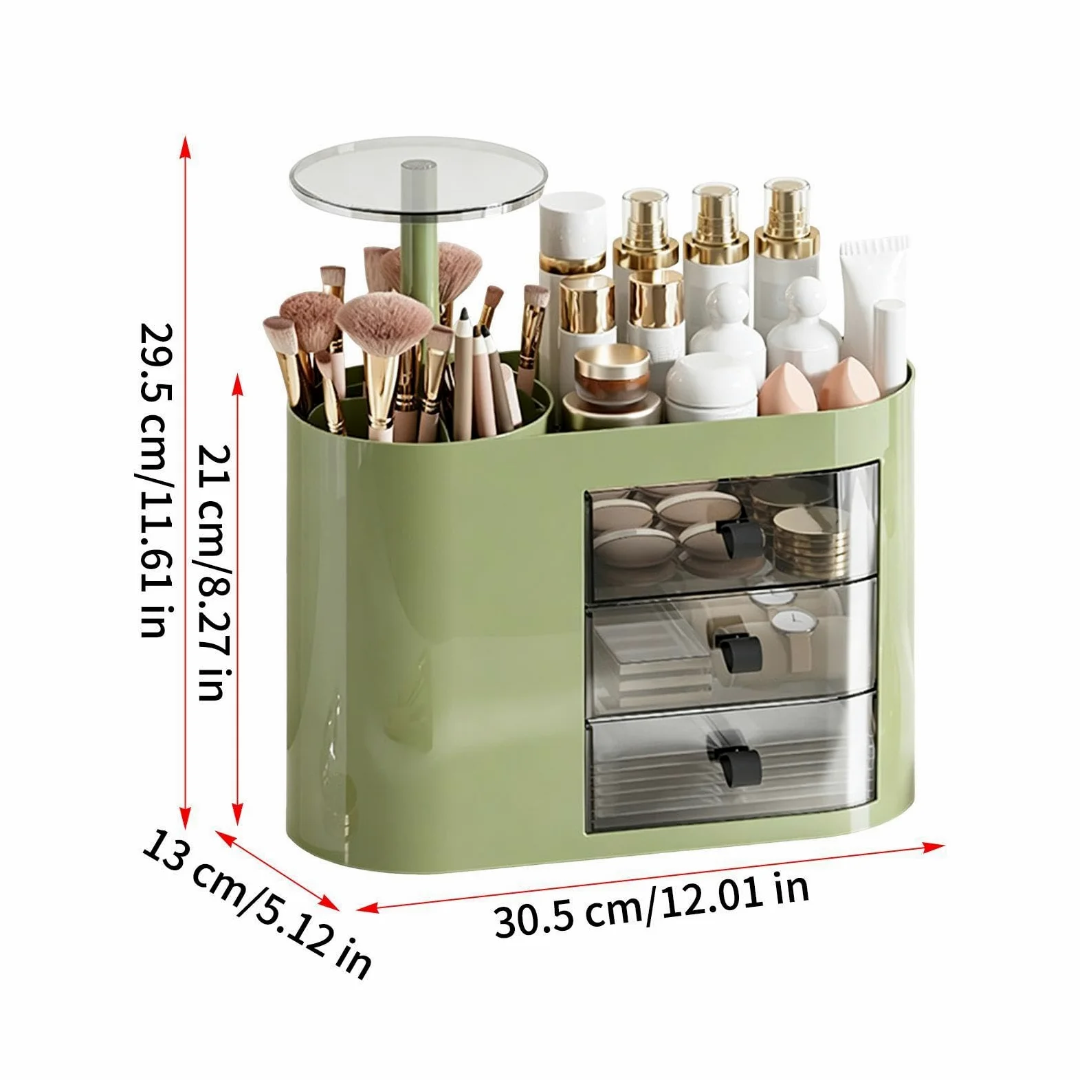 Organizer Per Trucchi Da Tavolo Organizzazione Vanità | Portacosmetici Organizer Scrivania Per Trucco Per Rossetti Cura Della Pelle Articoli Da Toeletta Casa Cassettiera Scrivania