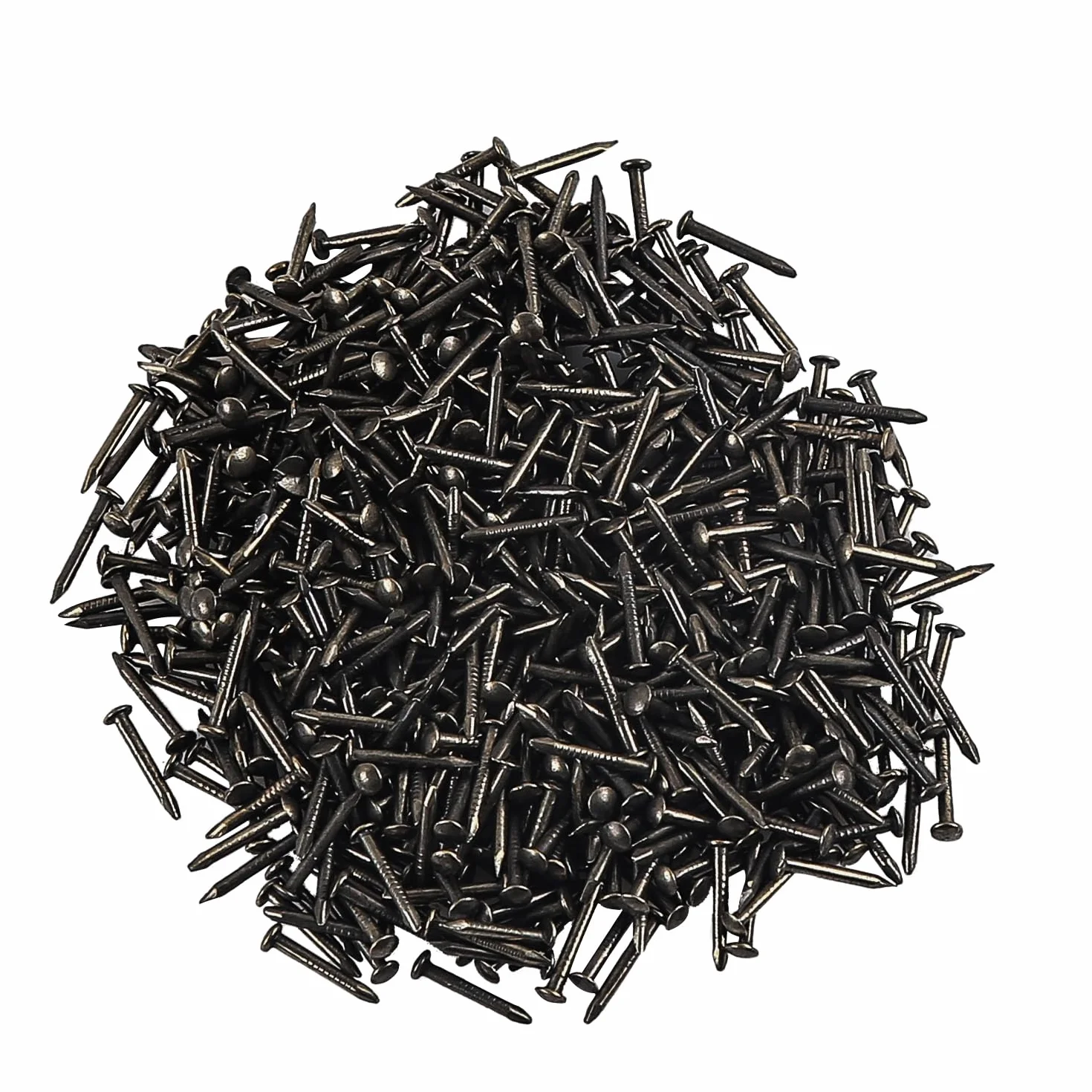 500PCS Testa Rotonda Piccolo Chiodi di Legno Accessori Hardware di Fissaggio Fatti a Mano Scatole Decorative Fai da te 10mm Bronzo