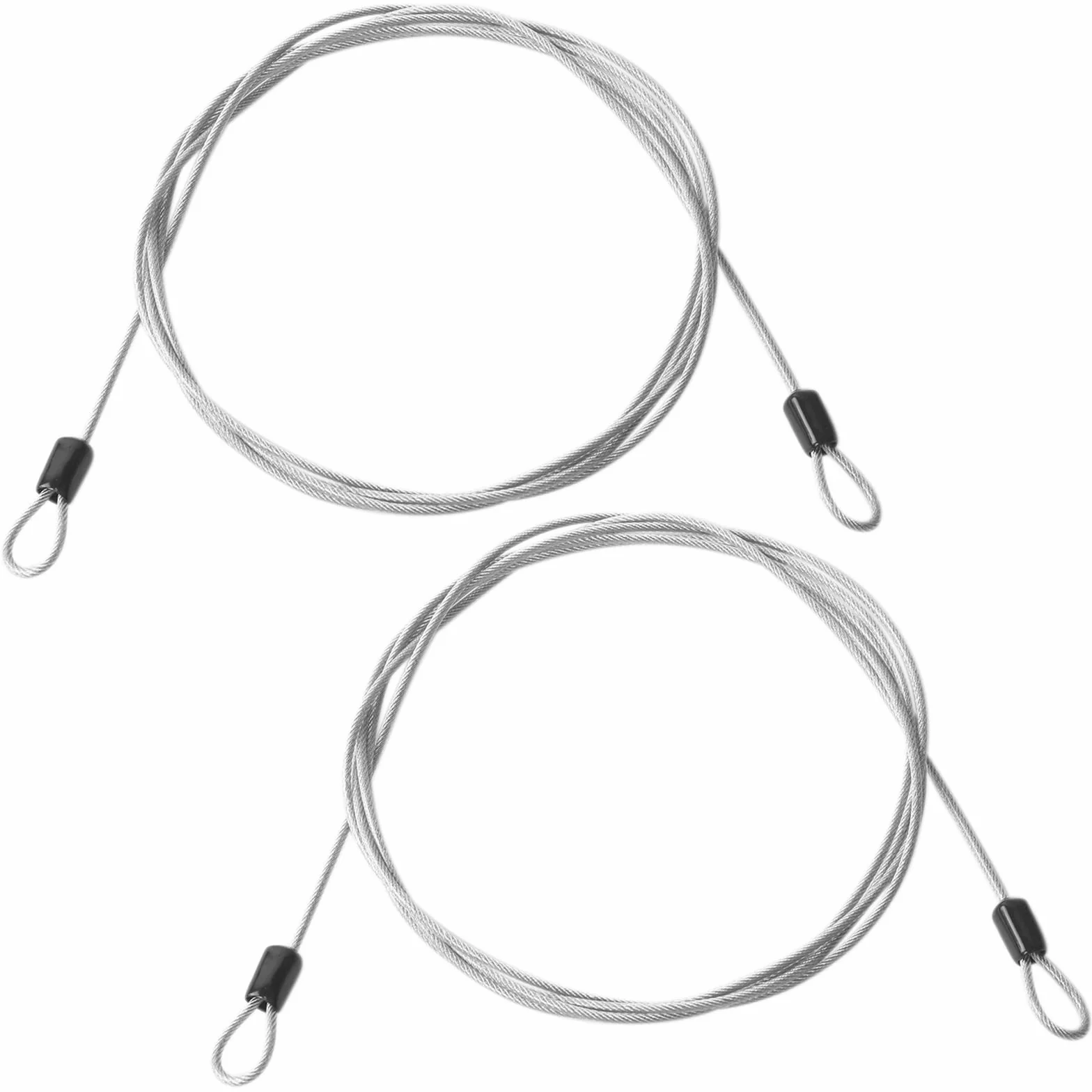 Cavi di sicurezza per bici da 2 m, cavo flessibile, blocco bagagli, catena in acciaio, portatile, argento, per lucchetti, scooter, bicicletta, valigia