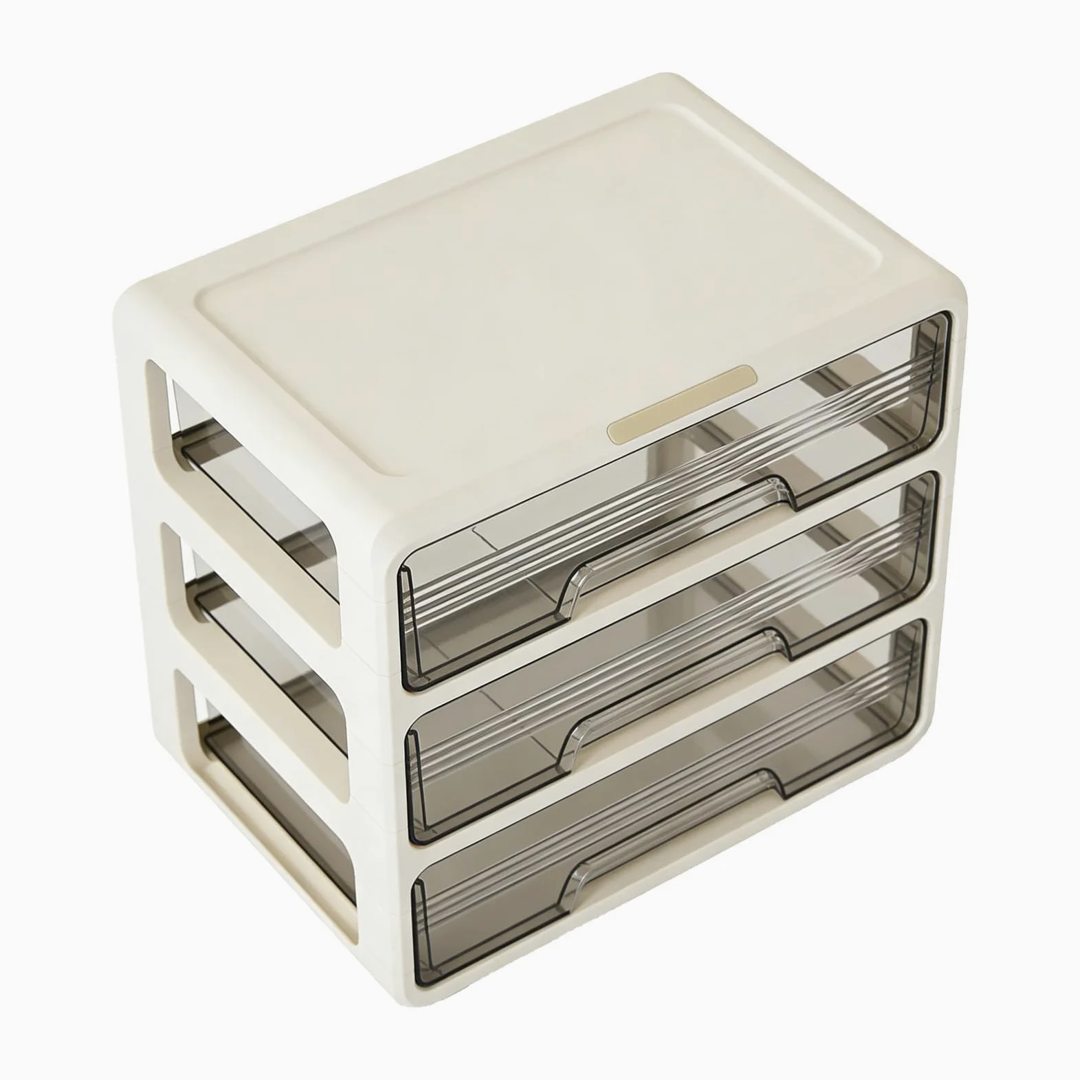 Duokon Porta Trucchi da Banco in Plastica, Contenitore Cosmetico, 11,22 X