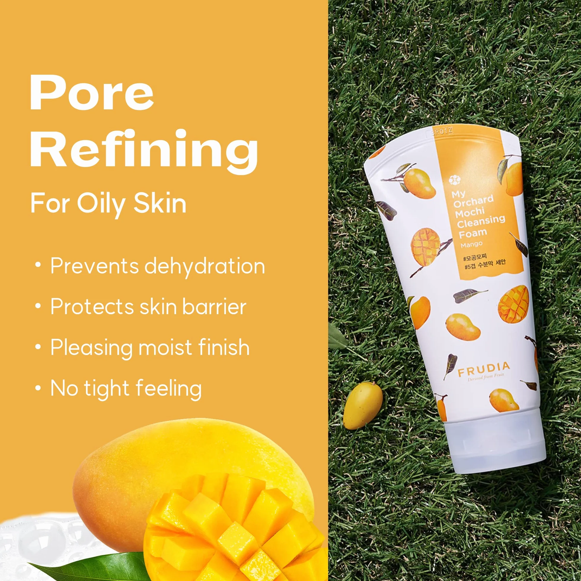 My Orchard Mochi Cleansing Foam Mango