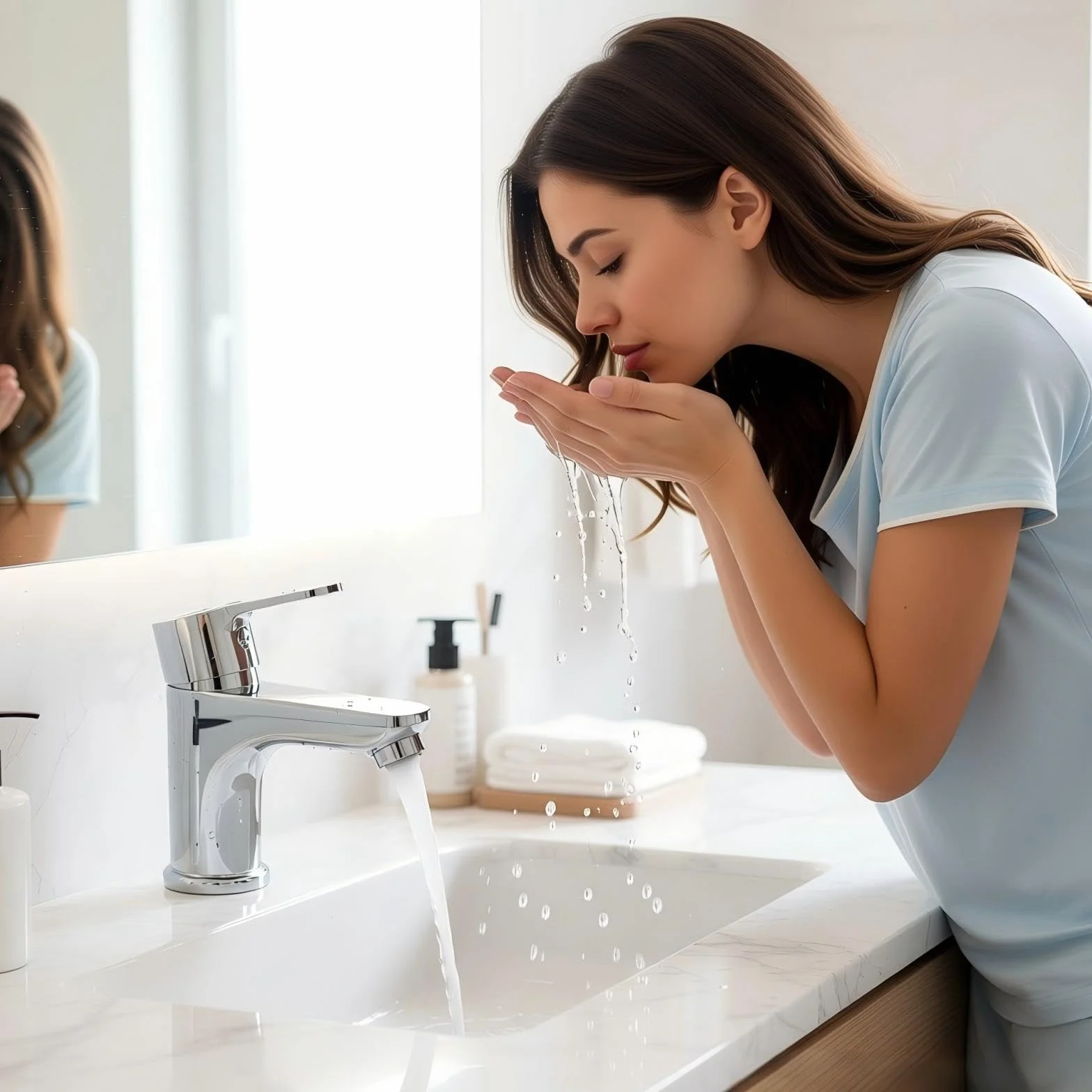 GRIFEMA Miscelatore Lavabo Bagno Monocomando G3/8 Pollici Cromo Argento