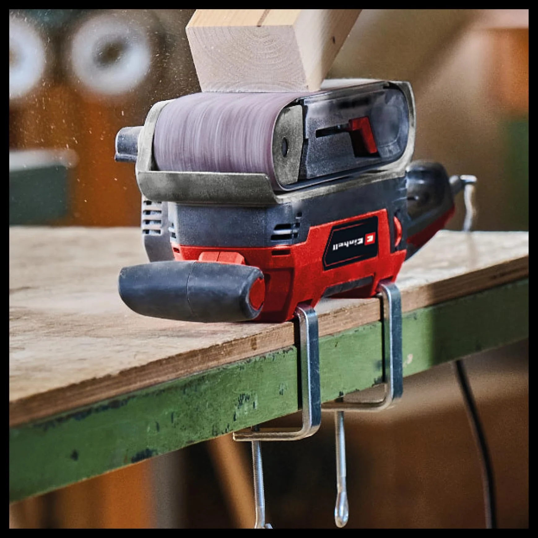 Einhell TE-BS 850 E Levigatrice a nastro 850 W 400 m/min